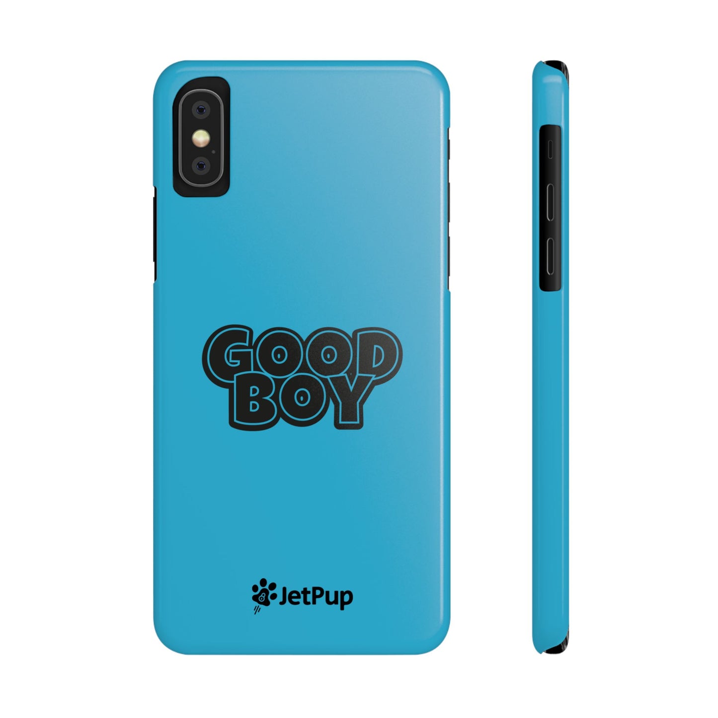 Good Boy Slim iPhone Cases - Turquoise