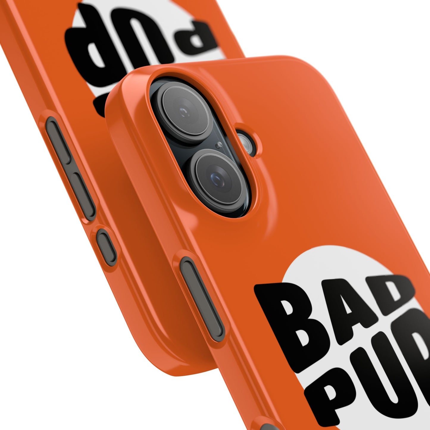 Bad Pup Slim iPhone Cases - Orange