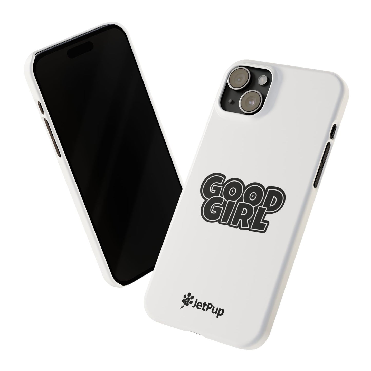 Good Girl Slim iPhone Cases - White