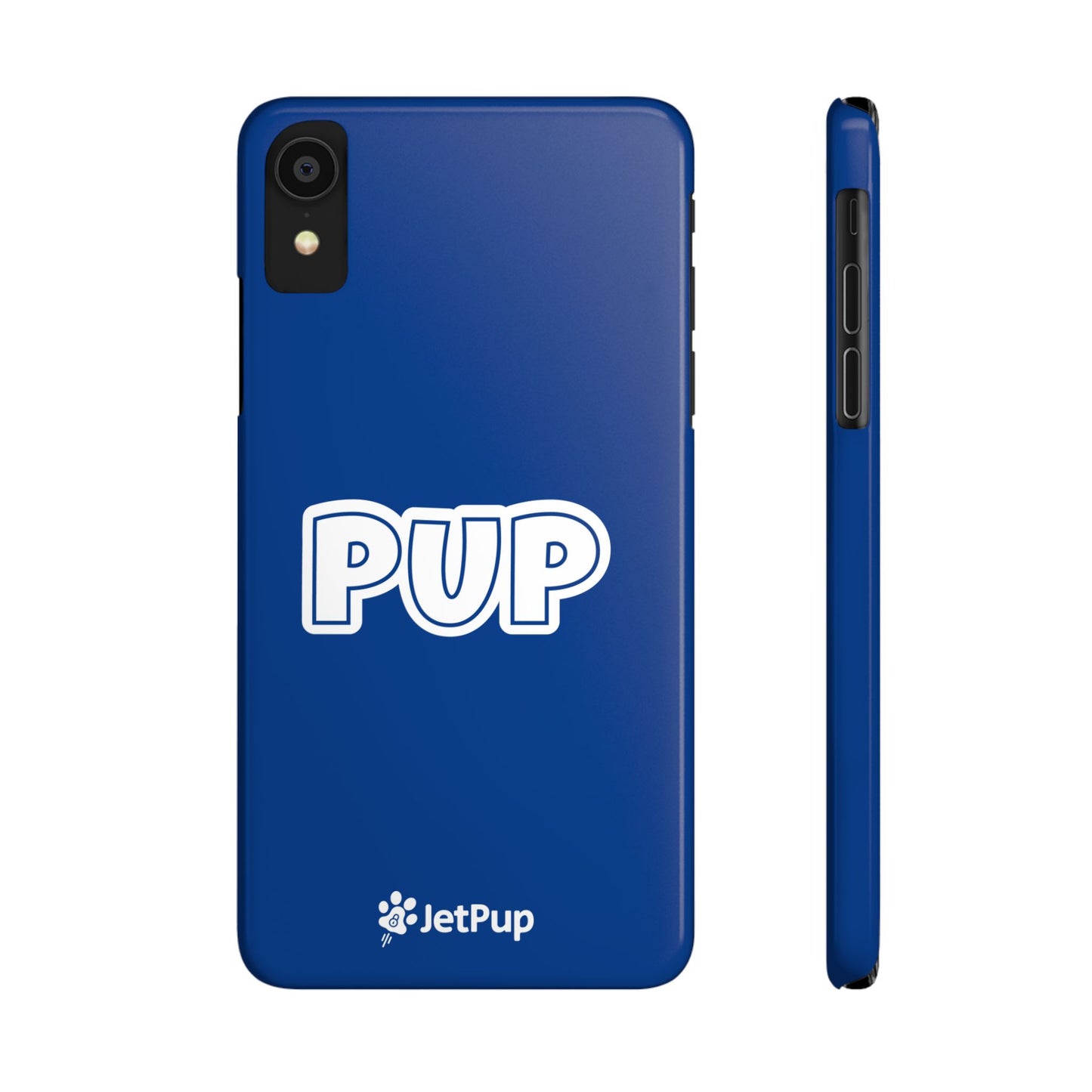 Pup Slim iPhone Cases - Blue