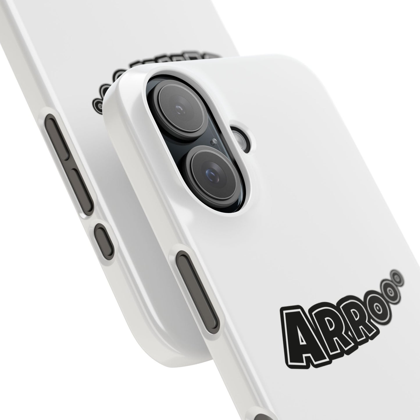 Arrooo Slim iPhone Cases - White