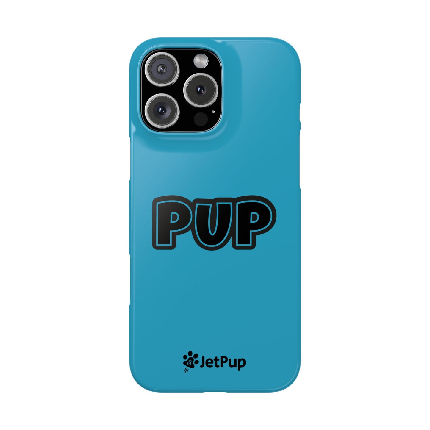 Pup Slim iPhone Cases - Turquoise