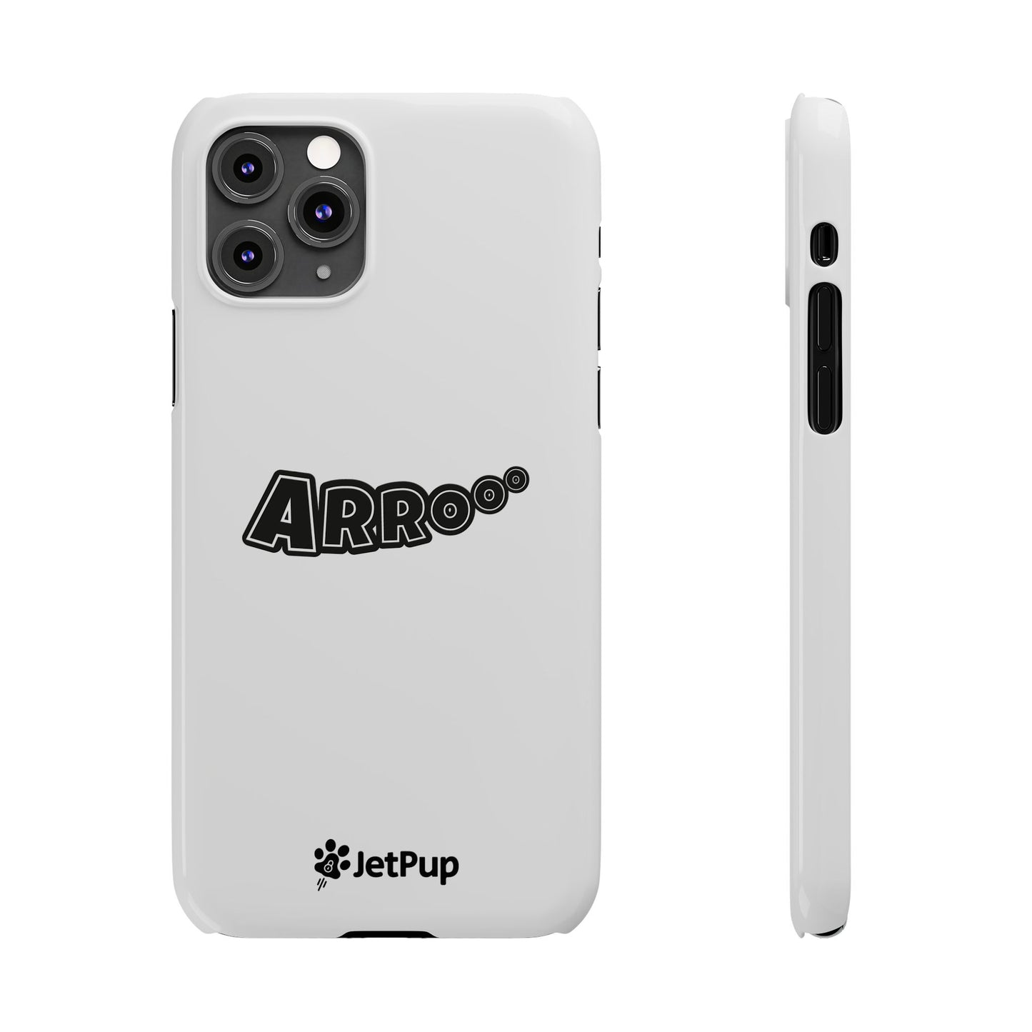 Arrooo Slim iPhone Cases - White