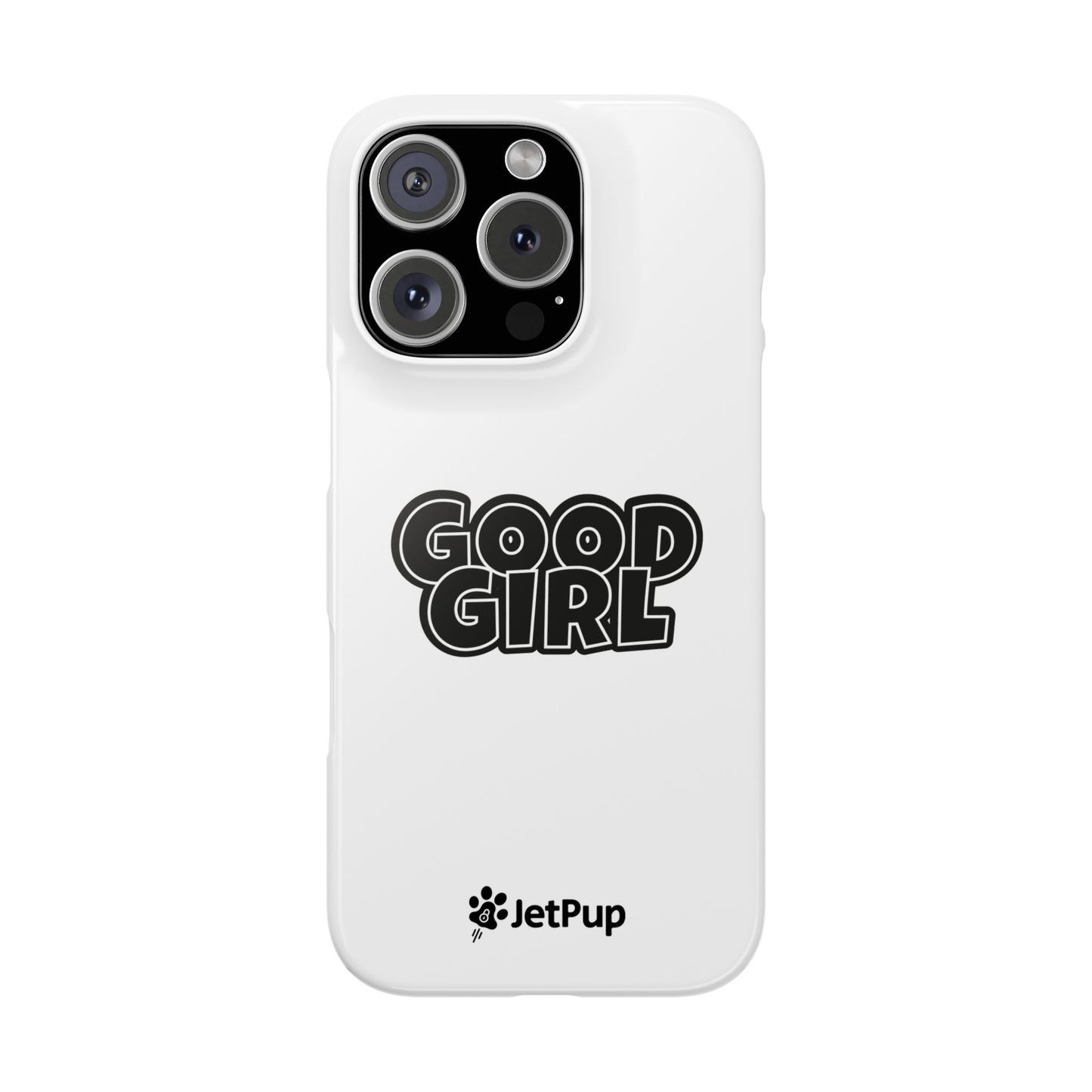 Good Girl Slim iPhone Cases - White