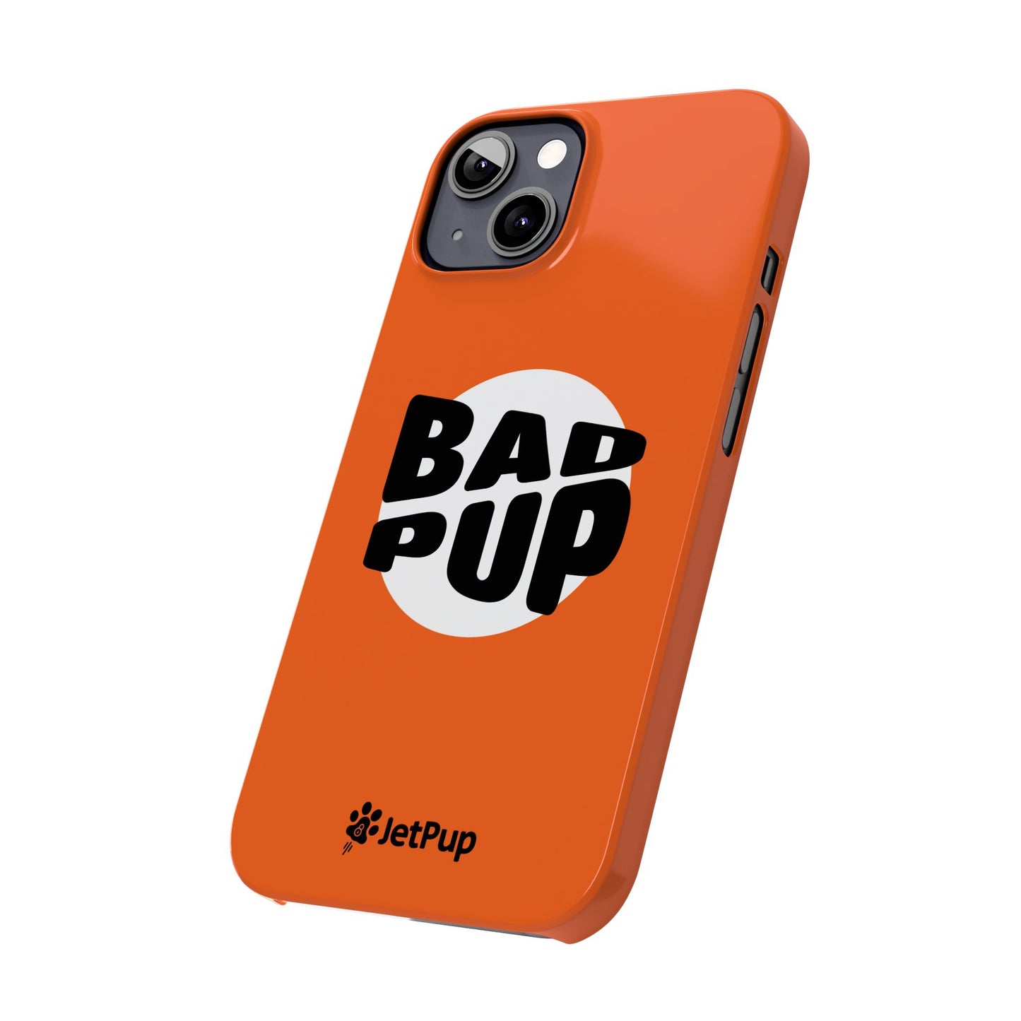 Bad Pup Slim iPhone Cases - Orange