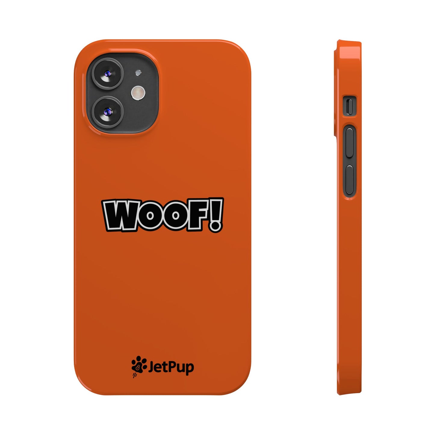 Woof Slim iPhone Cases - Orange