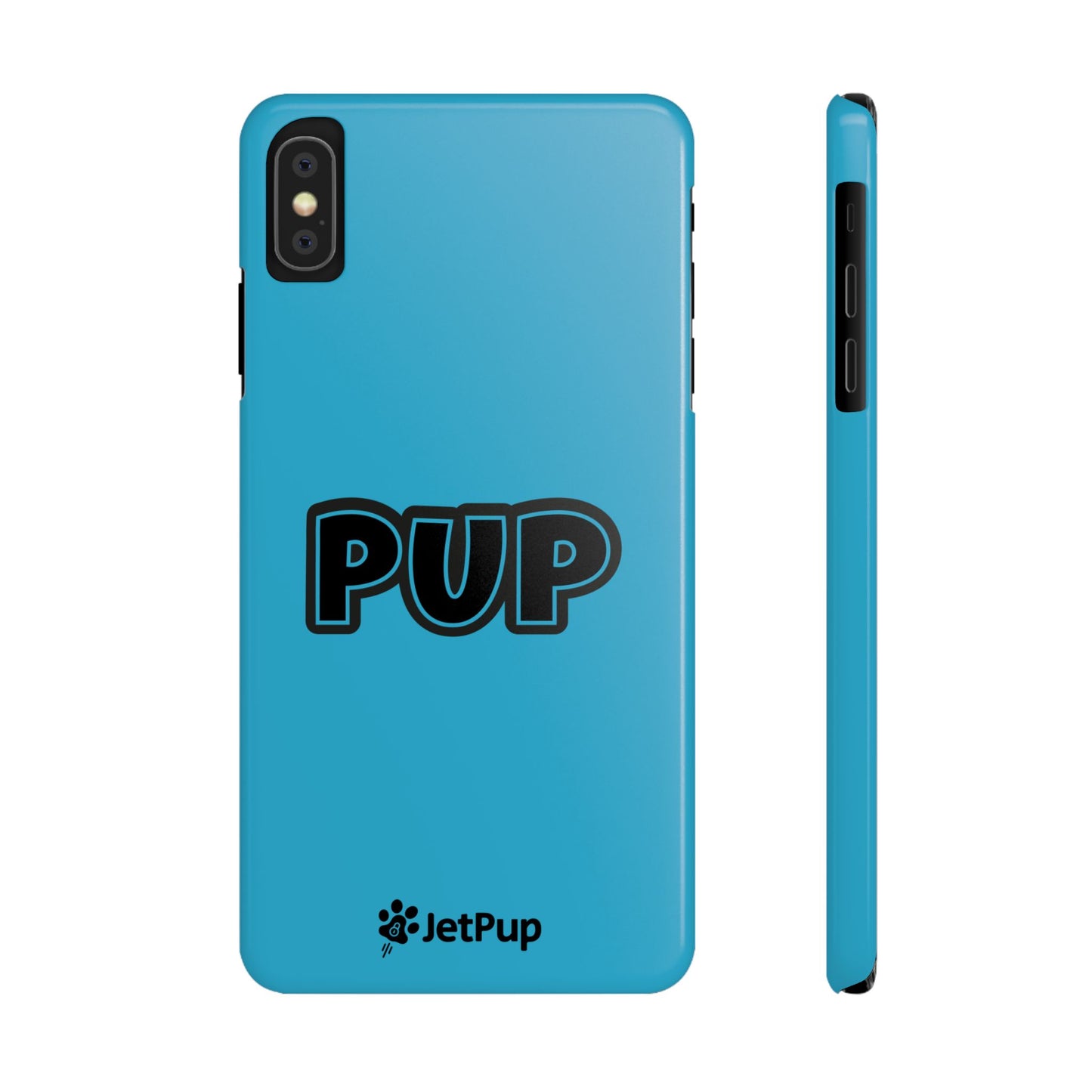 Pup Slim iPhone Cases - Turquoise