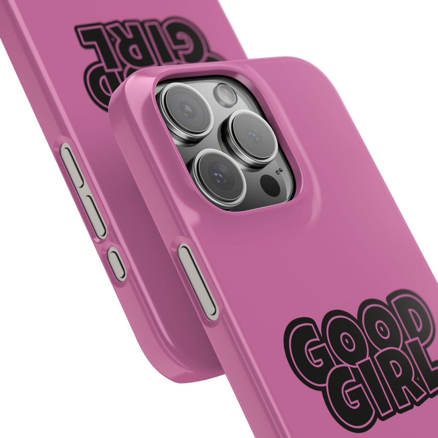 Good Girl Slim iPhone Cases - Pink