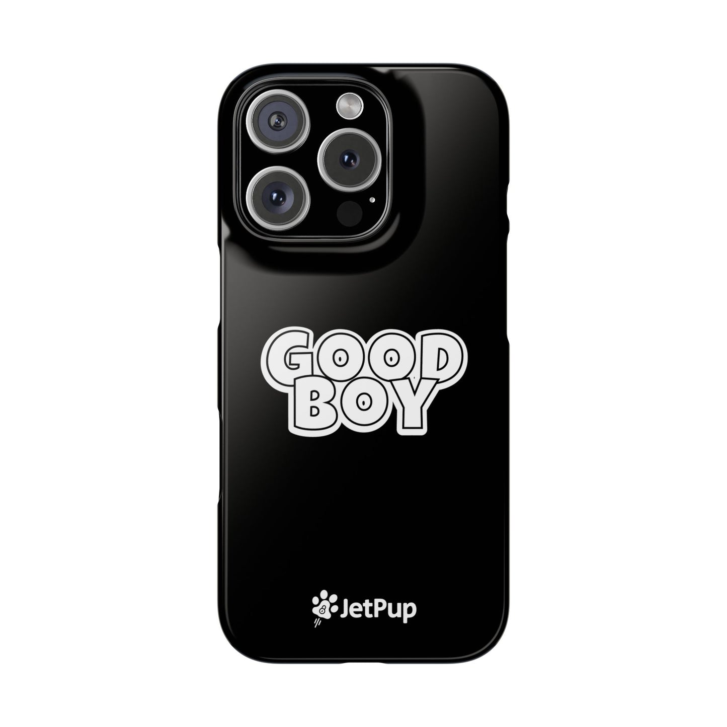 Good Boy Slim iPhone Cases - Black