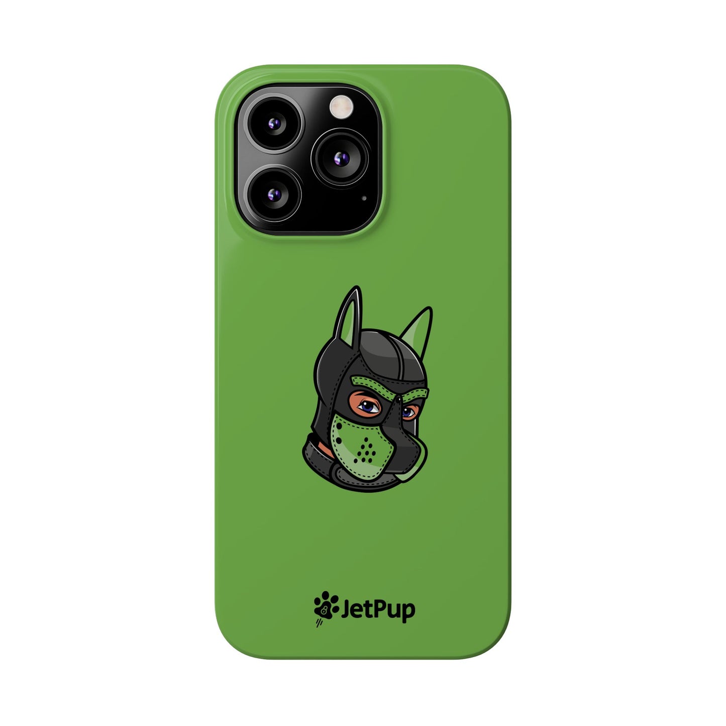 Pup Hood Slim iPhone Cases - Green