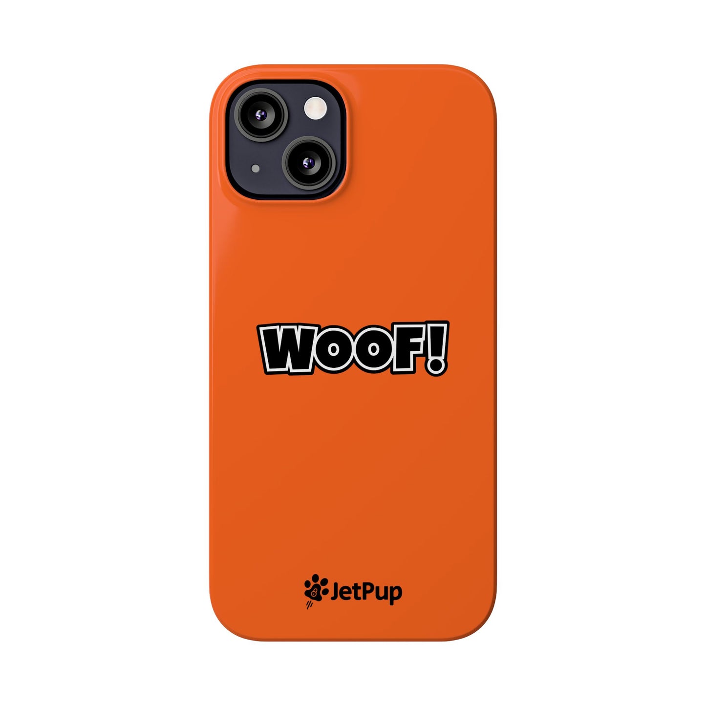 Woof Slim iPhone Cases - Orange