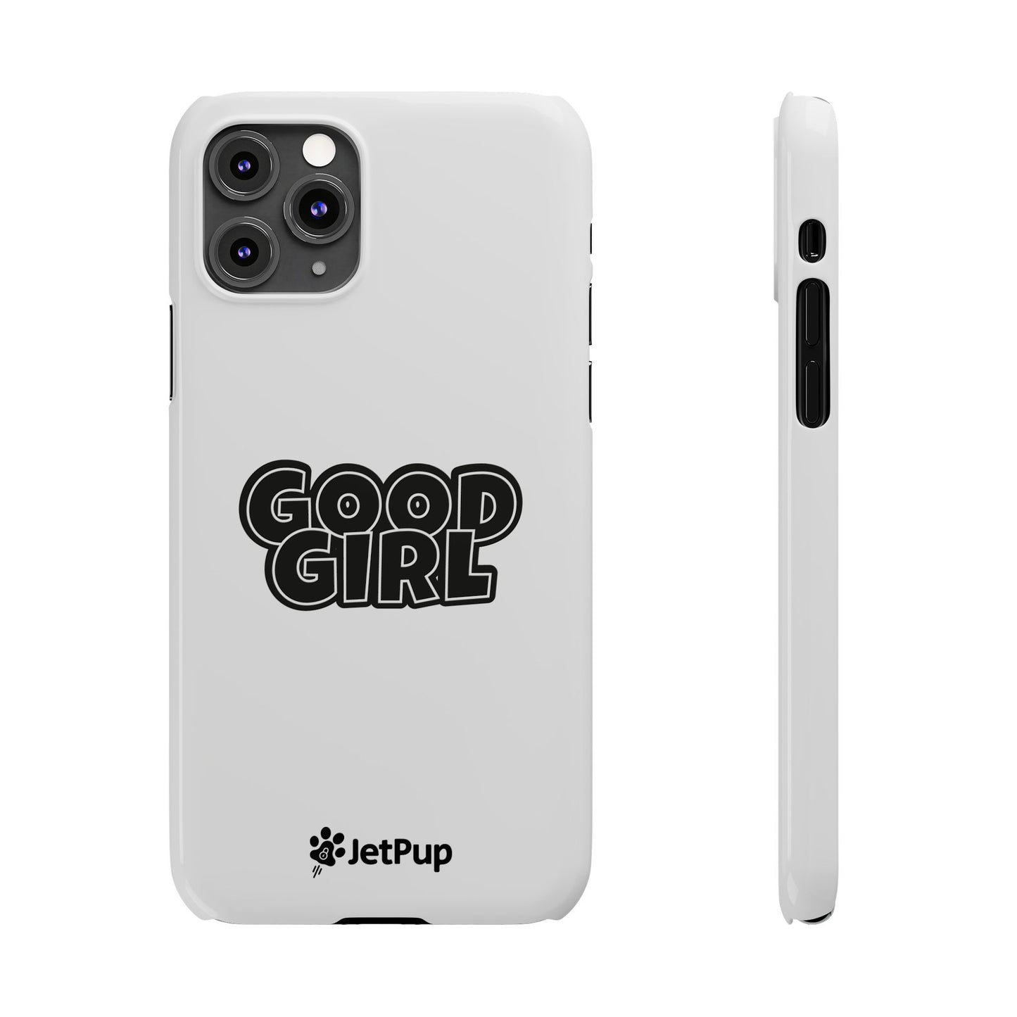 Good Girl Slim iPhone Cases - White