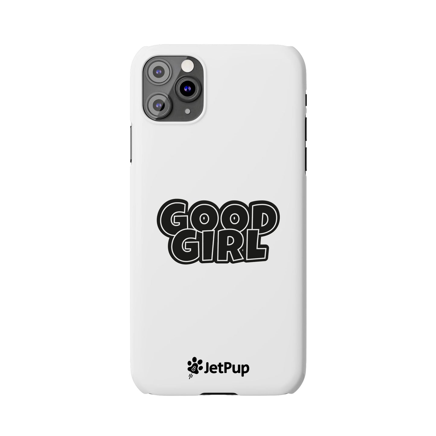 Good Girl Slim iPhone Cases - White