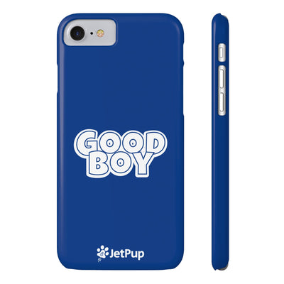 Good Boy Slim iPhone Cases - Blue