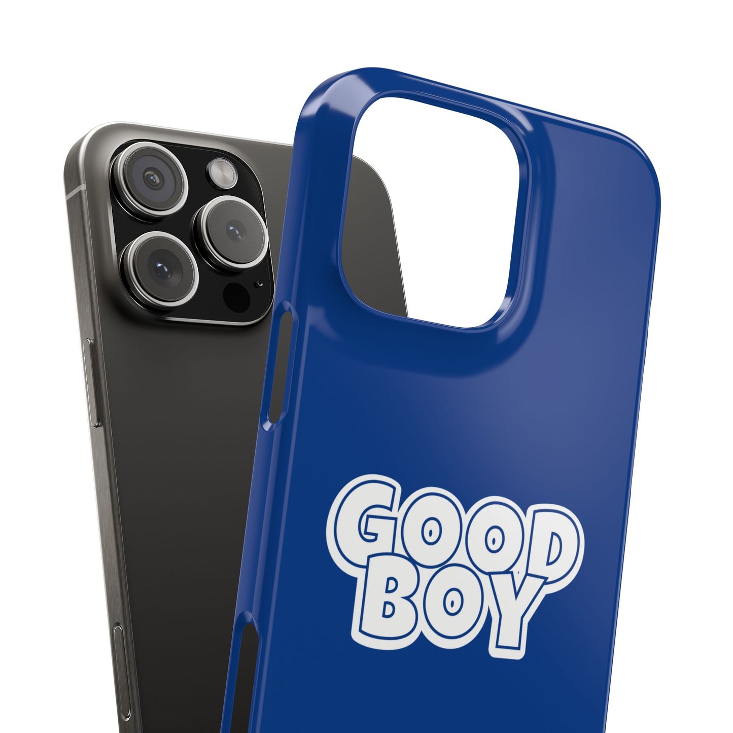 Good Boy Slim iPhone Cases - Blue