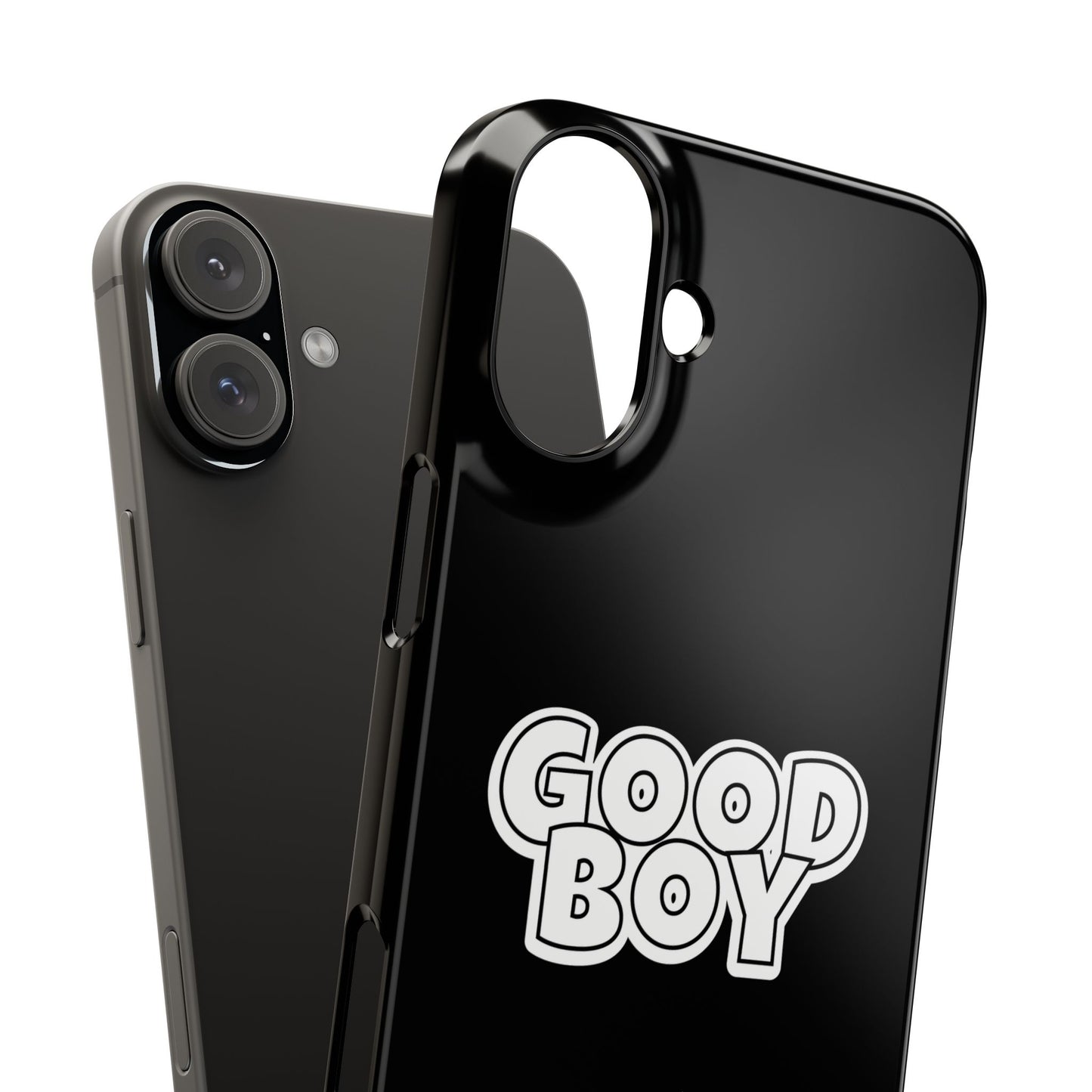 Good Boy Slim iPhone Cases - Black