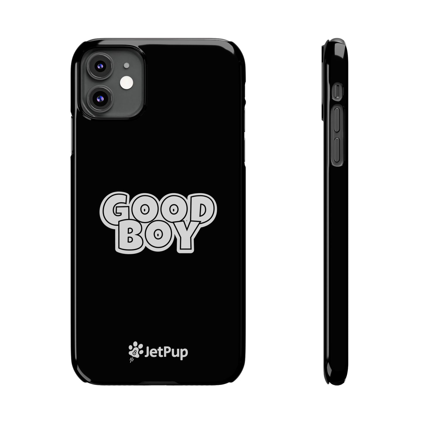 Good Boy Slim iPhone Cases - Black