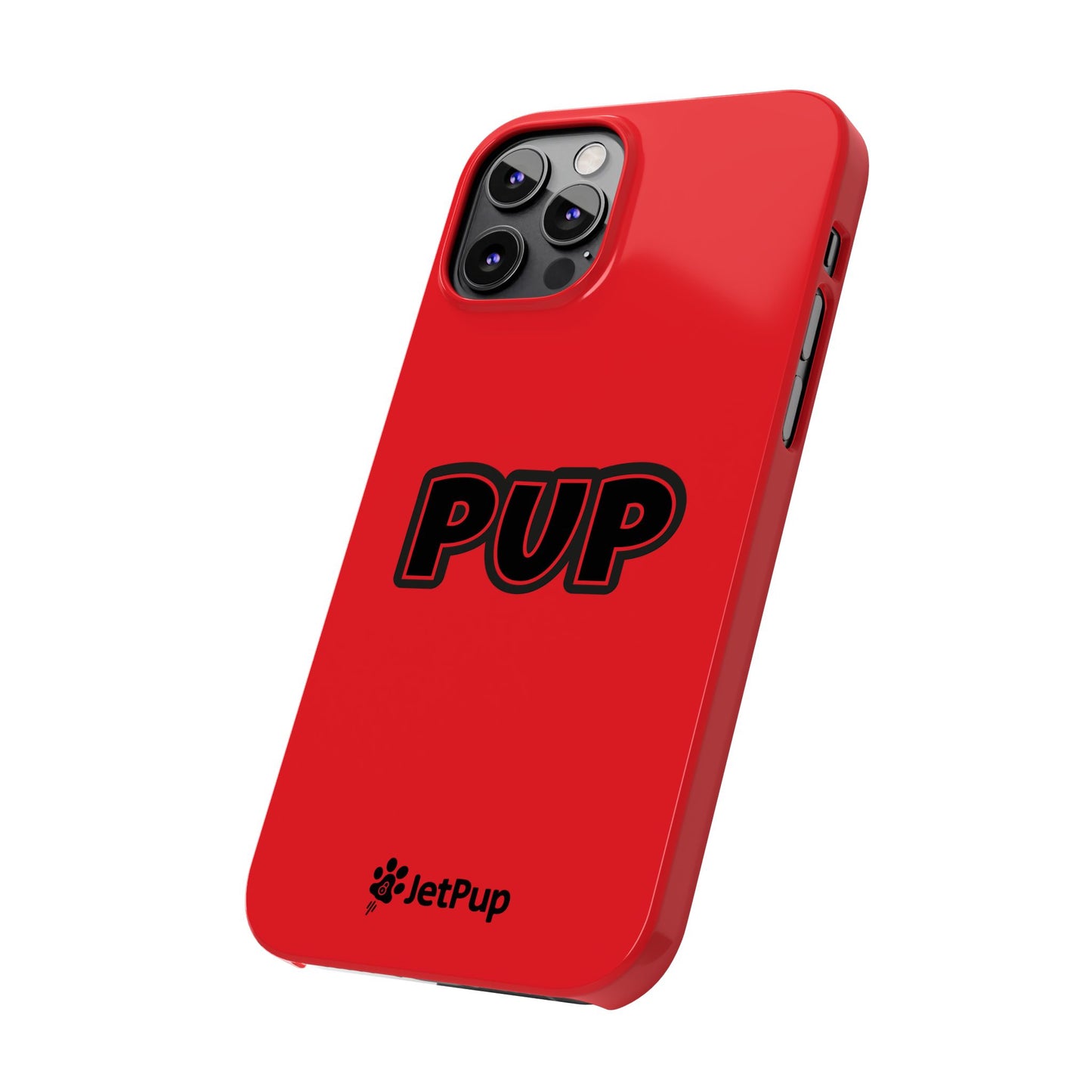 Pup Slim iPhone Cases - Red