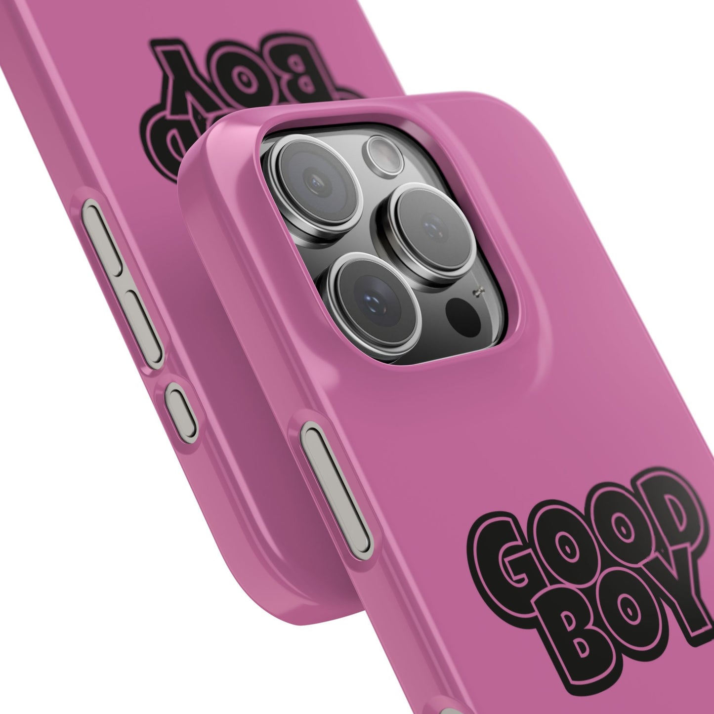 Good Boy Slim iPhone Cases - Pink