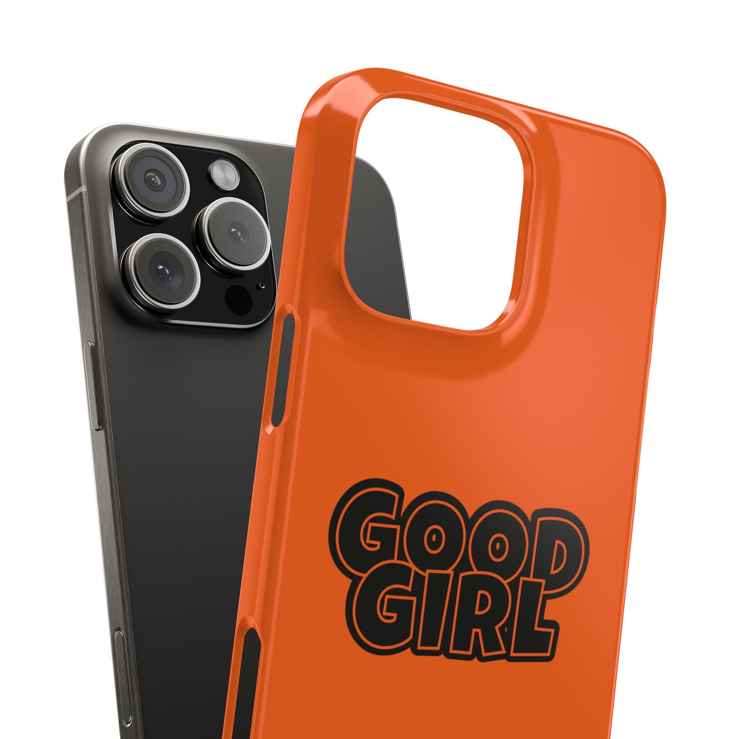 Good Girl Slim iPhone Cases - Orange