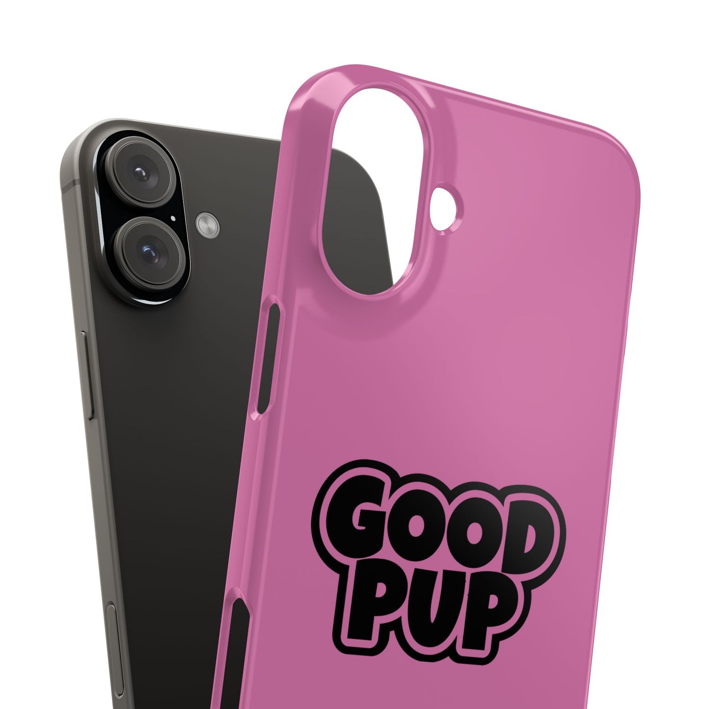 Good Pup Slim iPhone Cases - Pink