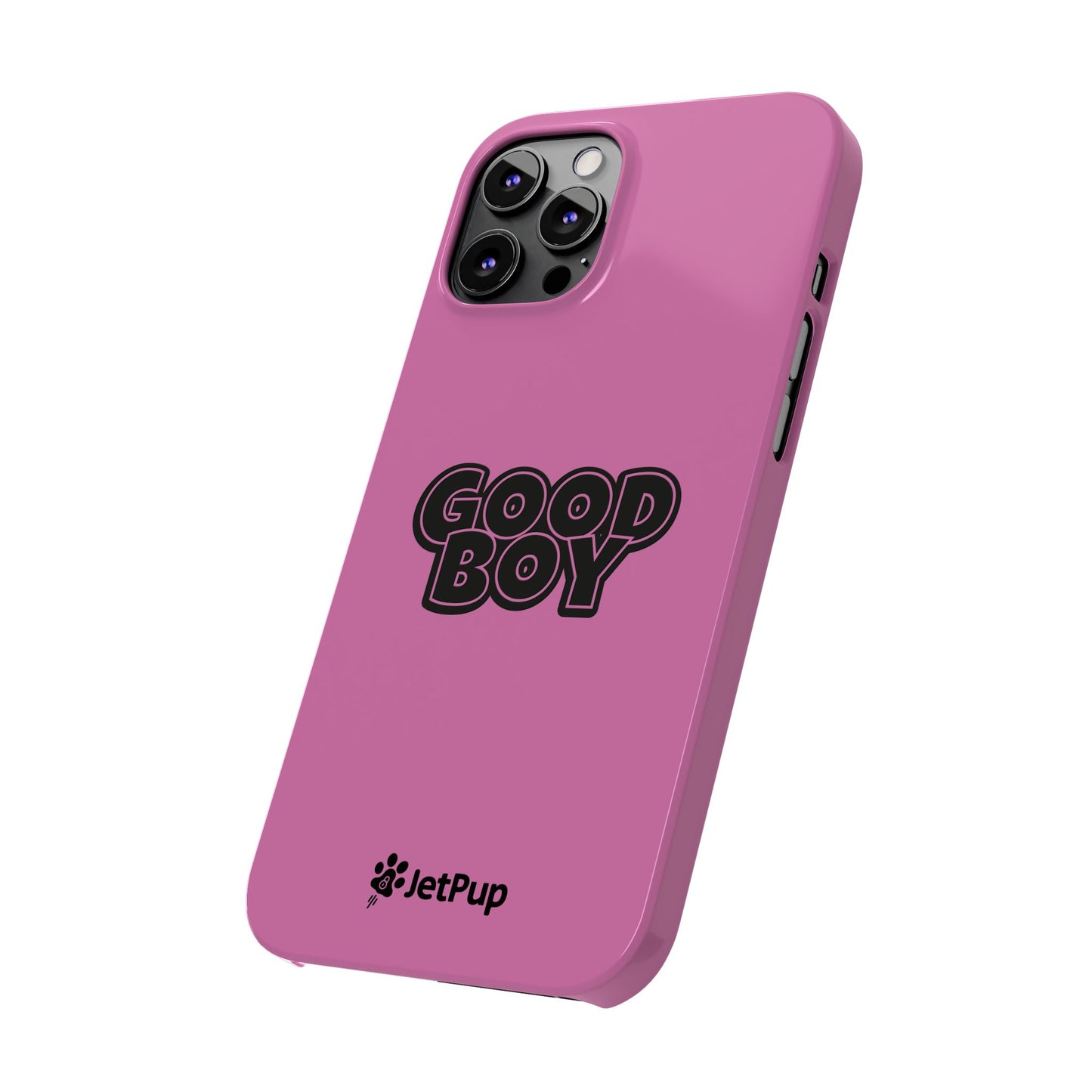 Good Boy Slim iPhone Cases - Pink