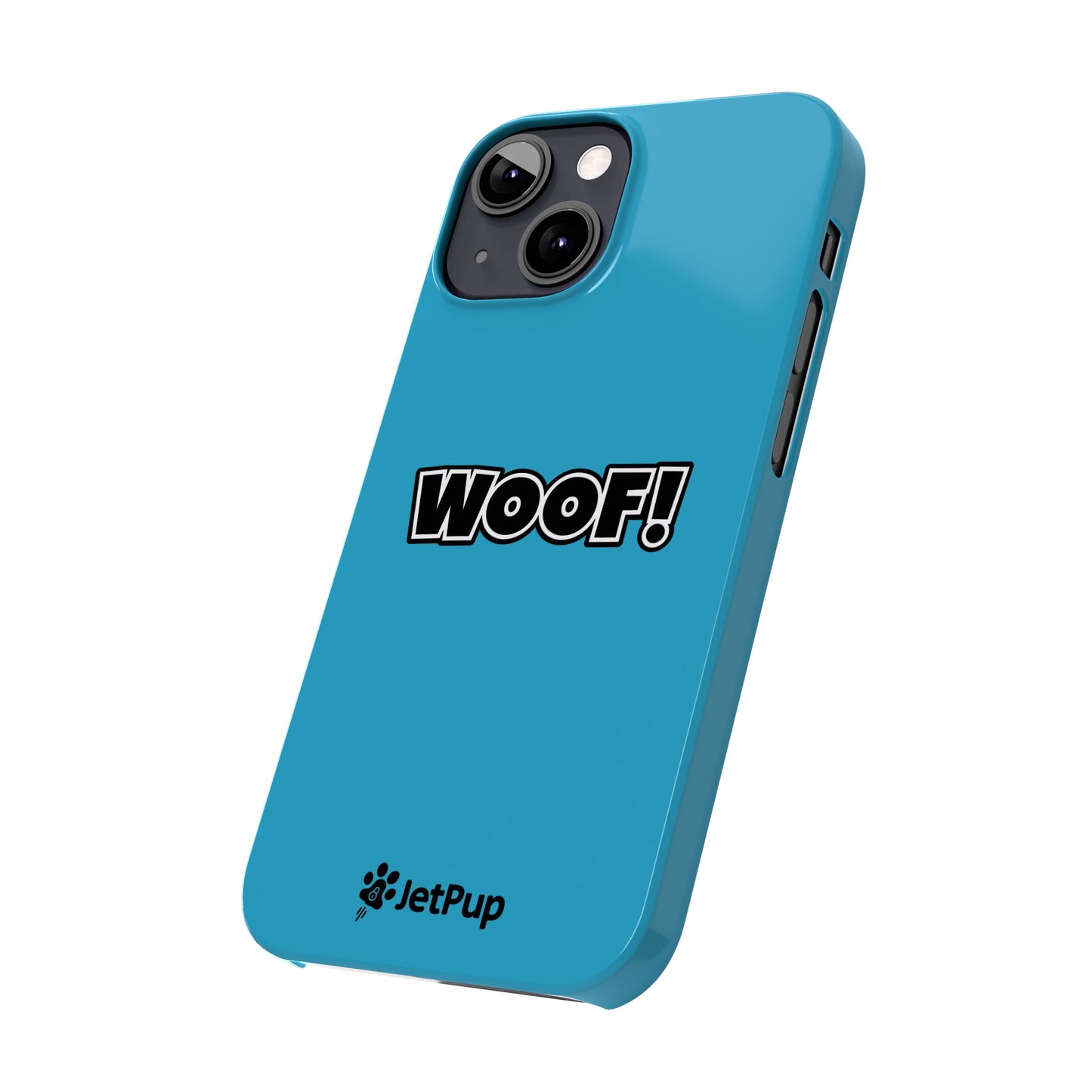 Woof Slim iPhone Cases -Turquoise