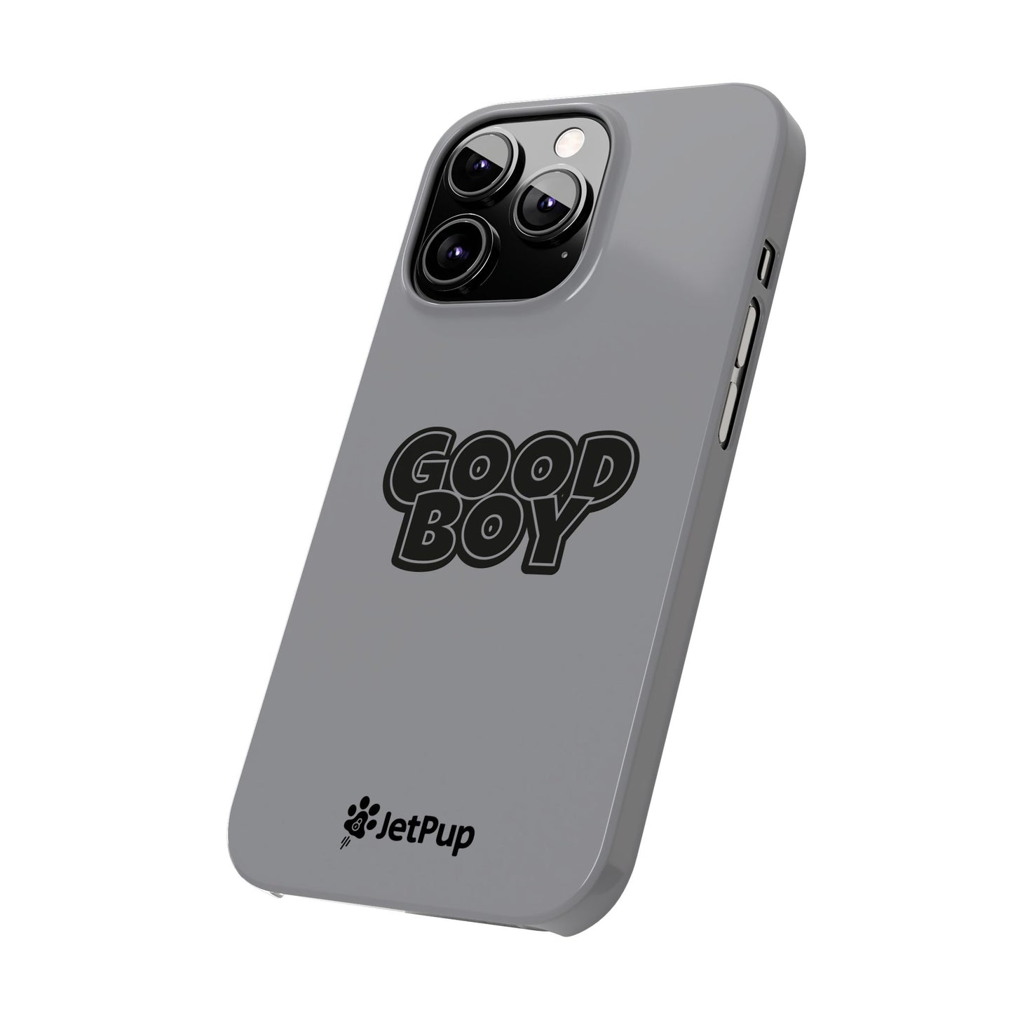 Good Boy Slim iPhone Cases - Grey