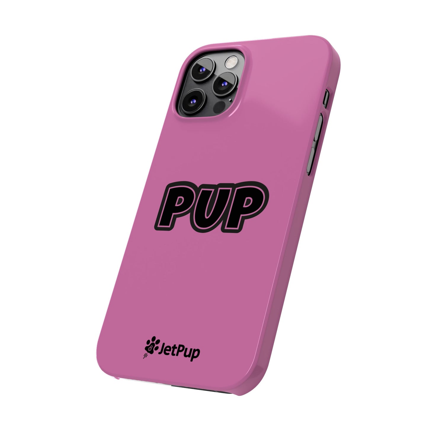 Pup Slim iPhone Cases - Pink
