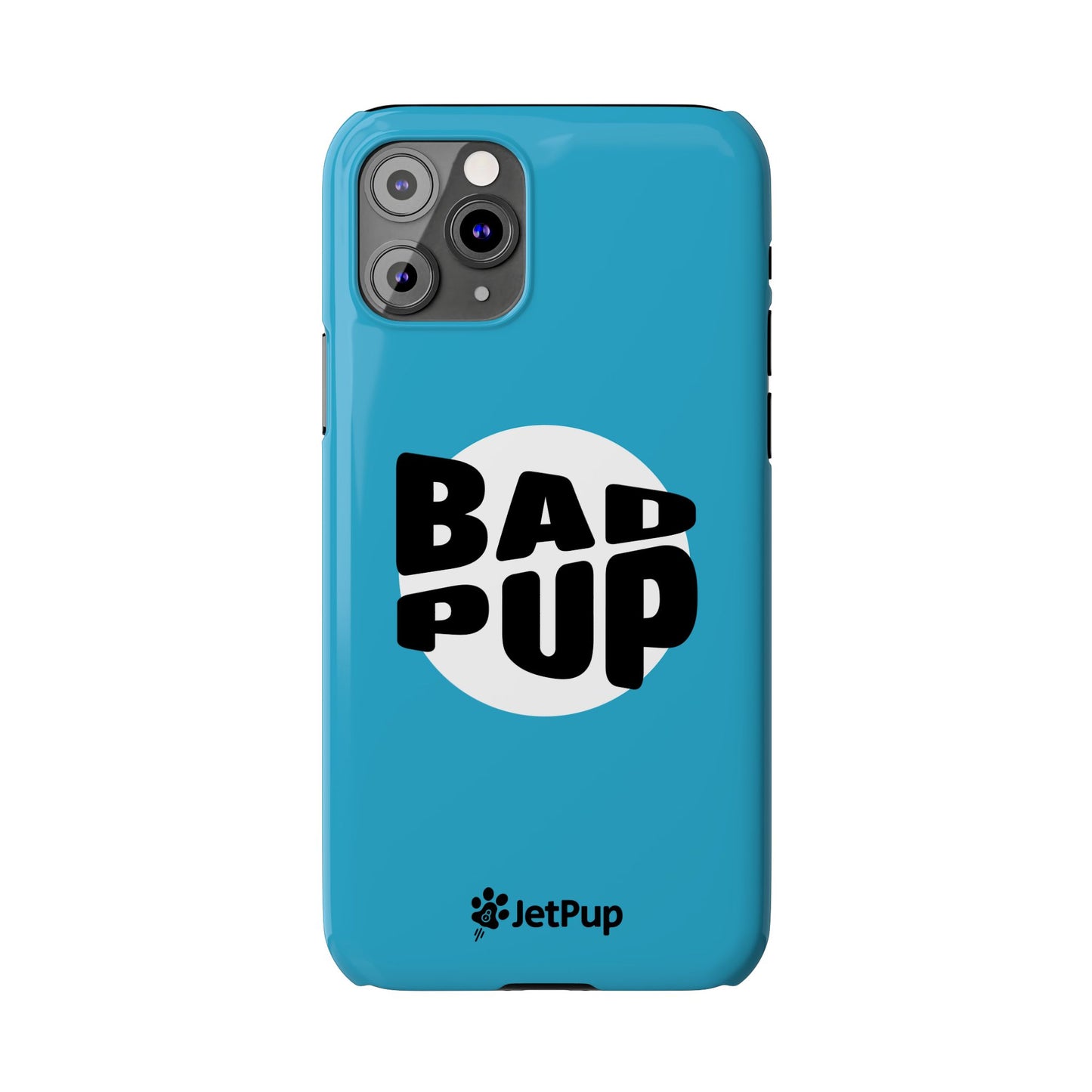 Bad Pup Slim iPhone Cases - Turquoise