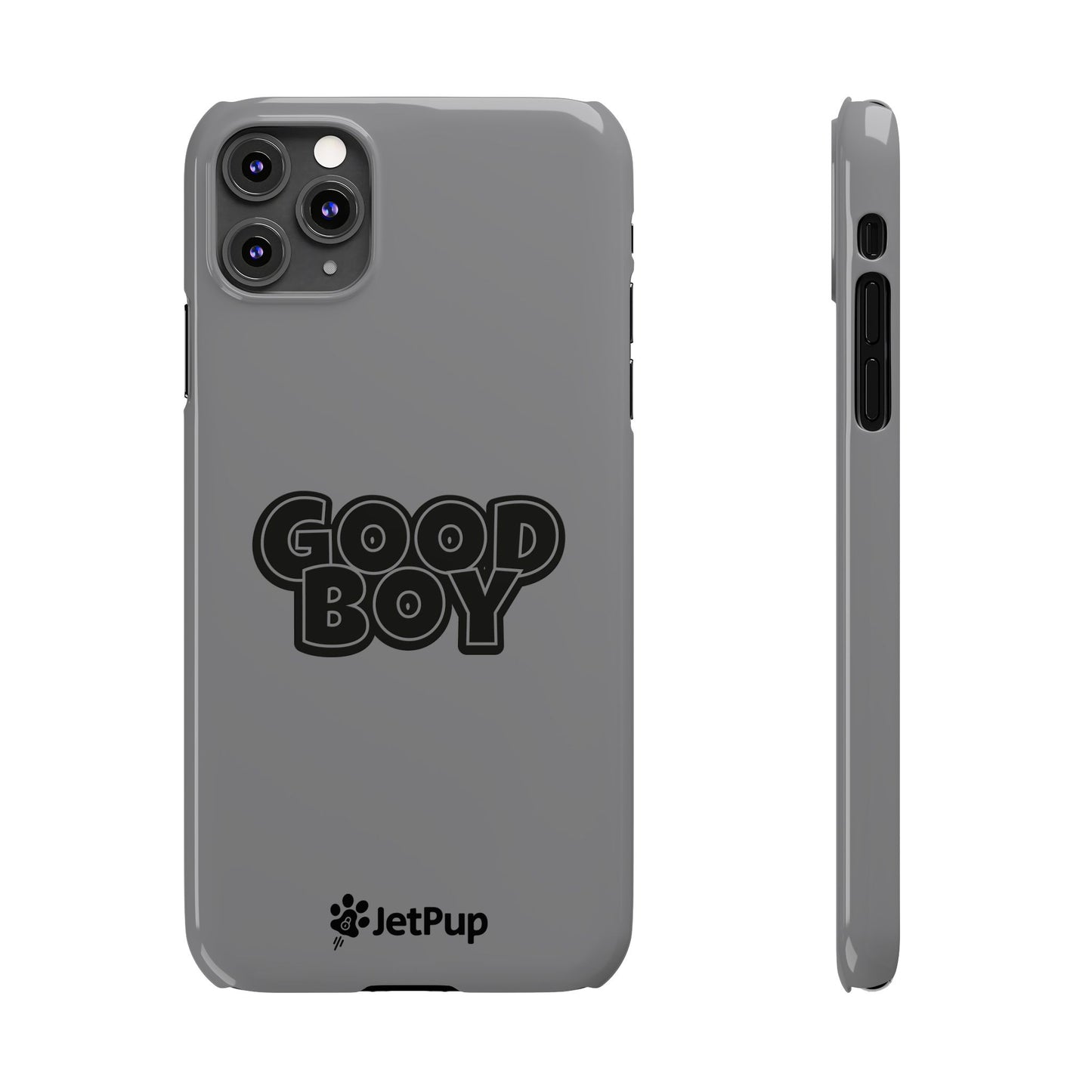 Good Boy Slim iPhone Cases - Grey