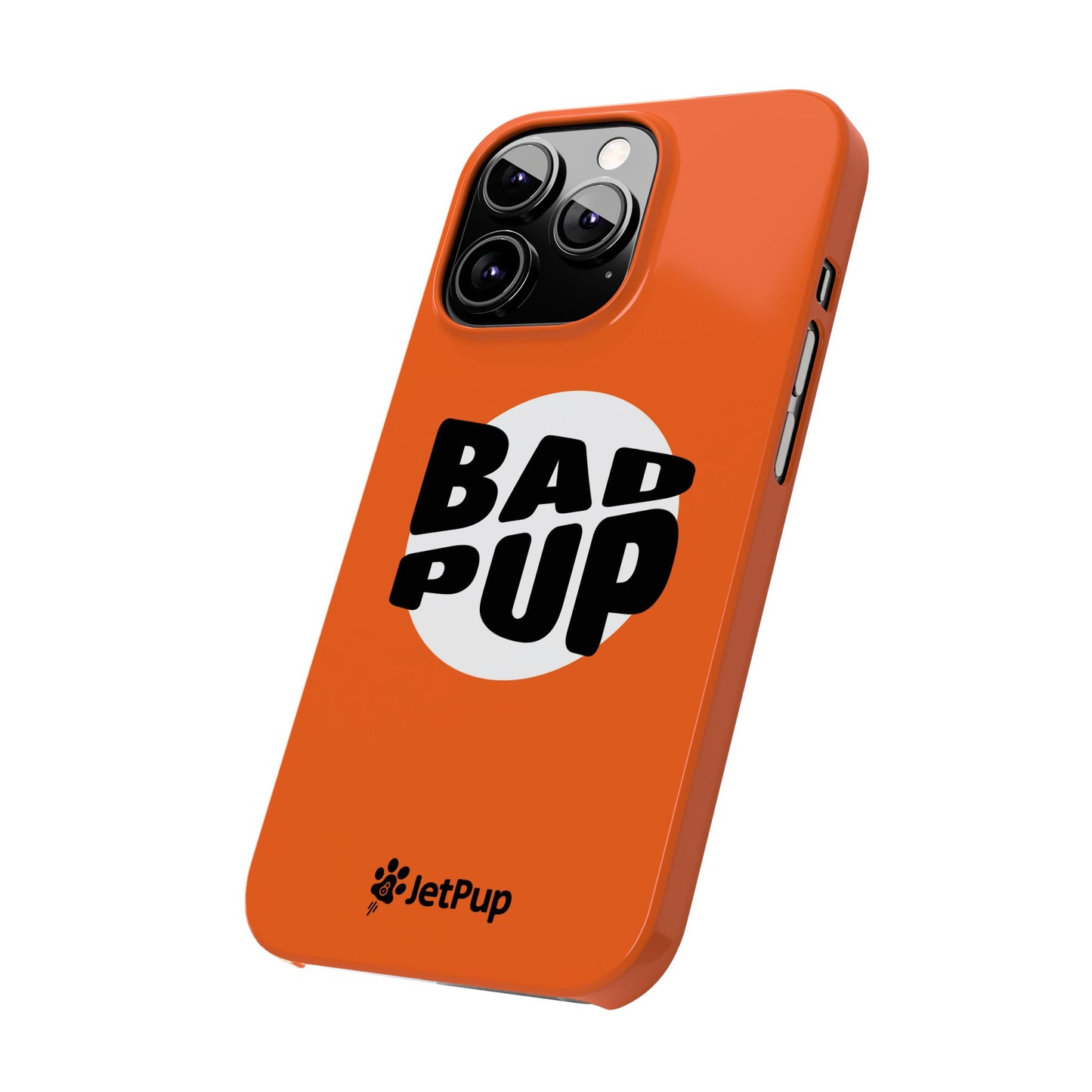 Bad Pup Slim iPhone Cases - Orange