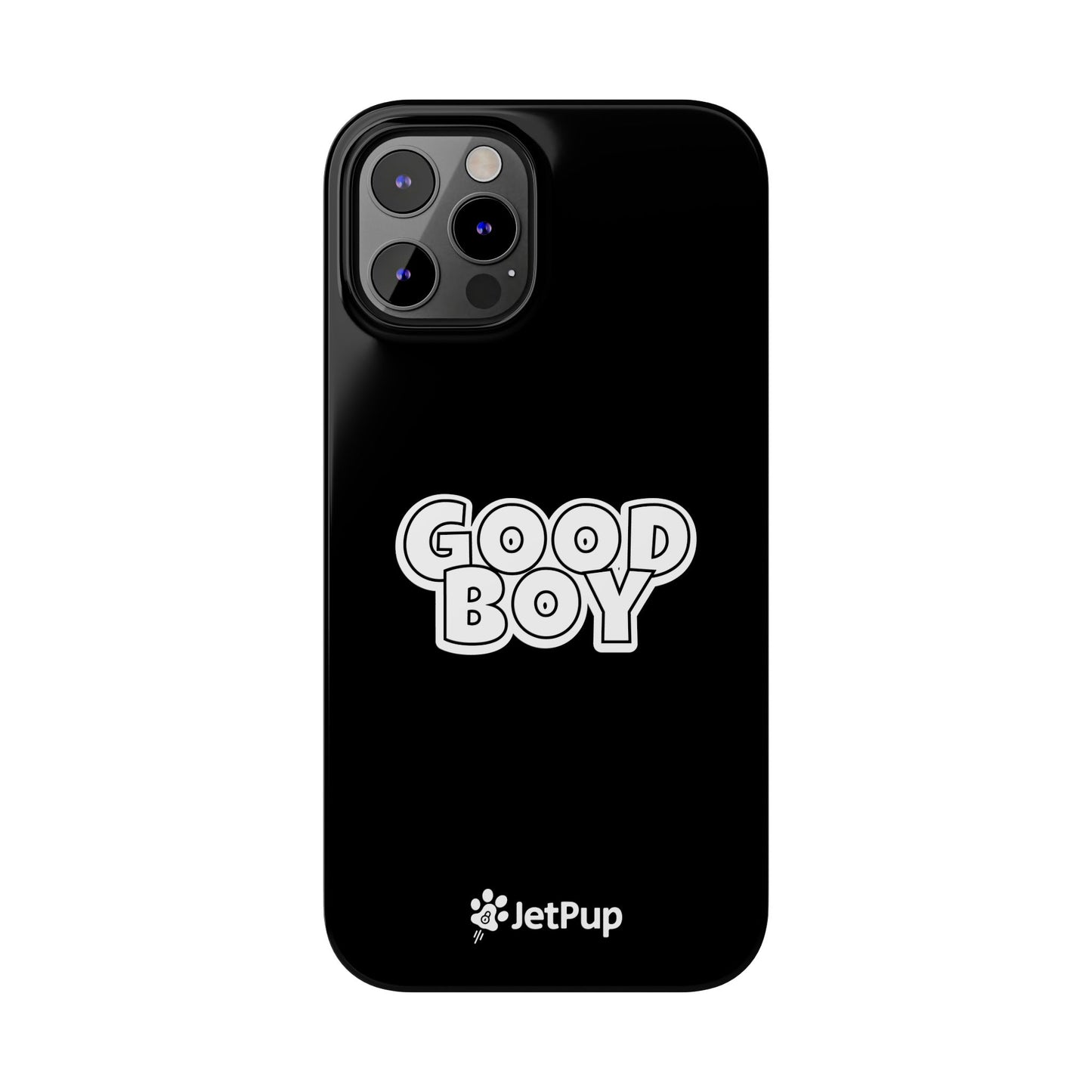 Good Boy Slim iPhone Cases - Black