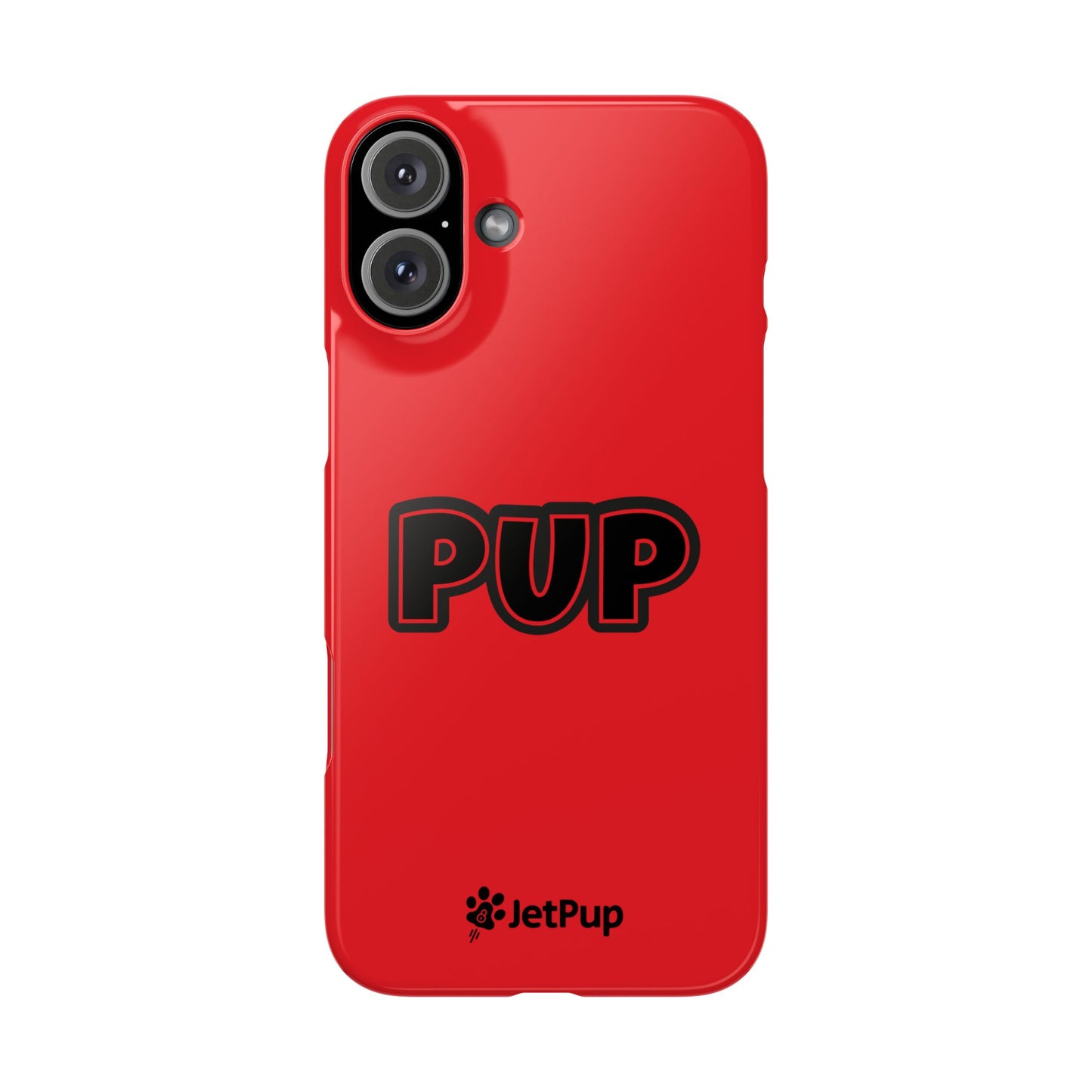 Pup Slim iPhone Cases - Red