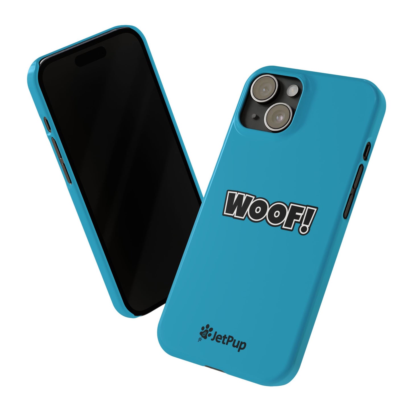 Woof Slim iPhone Cases -Turquoise
