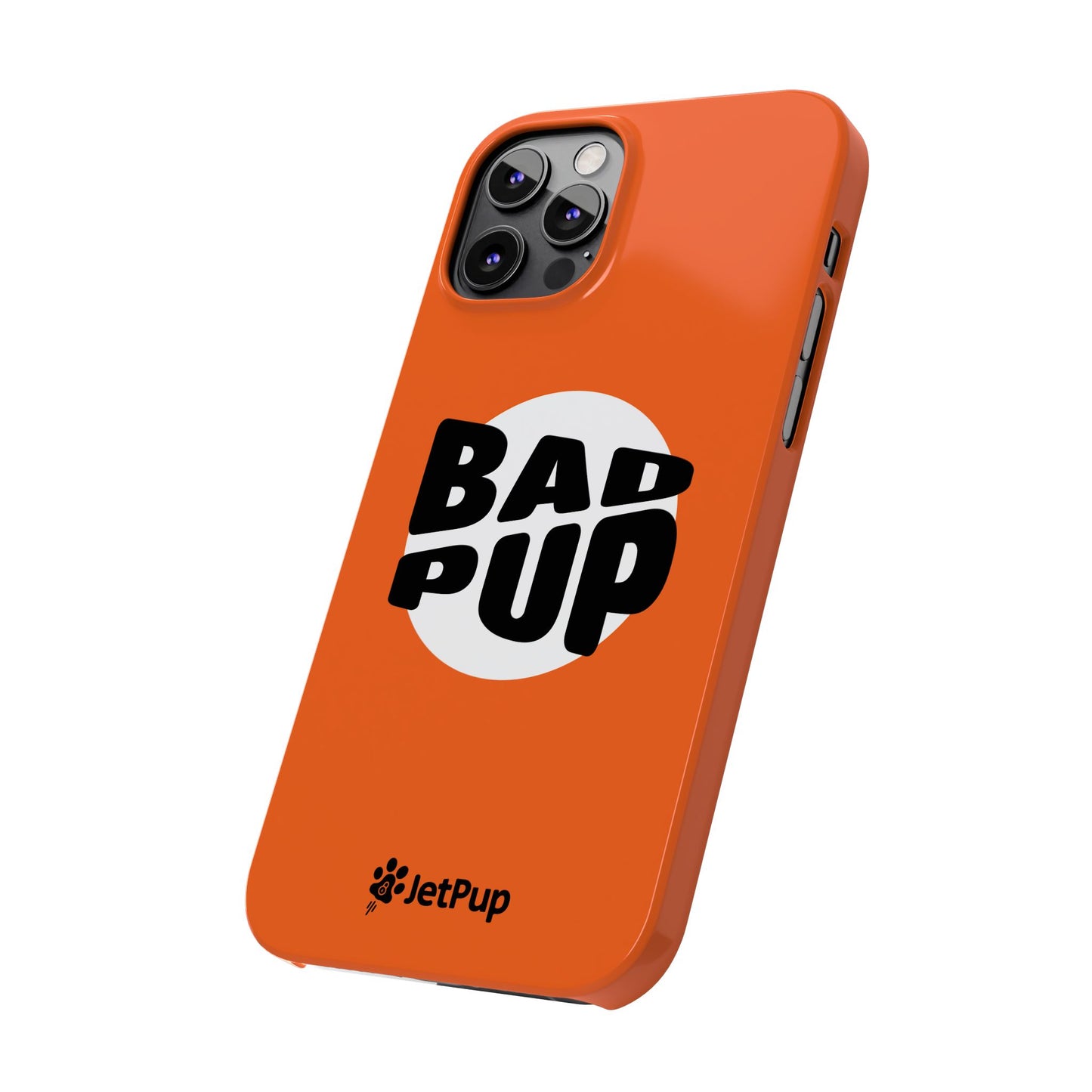 Bad Pup Slim iPhone Cases - Orange