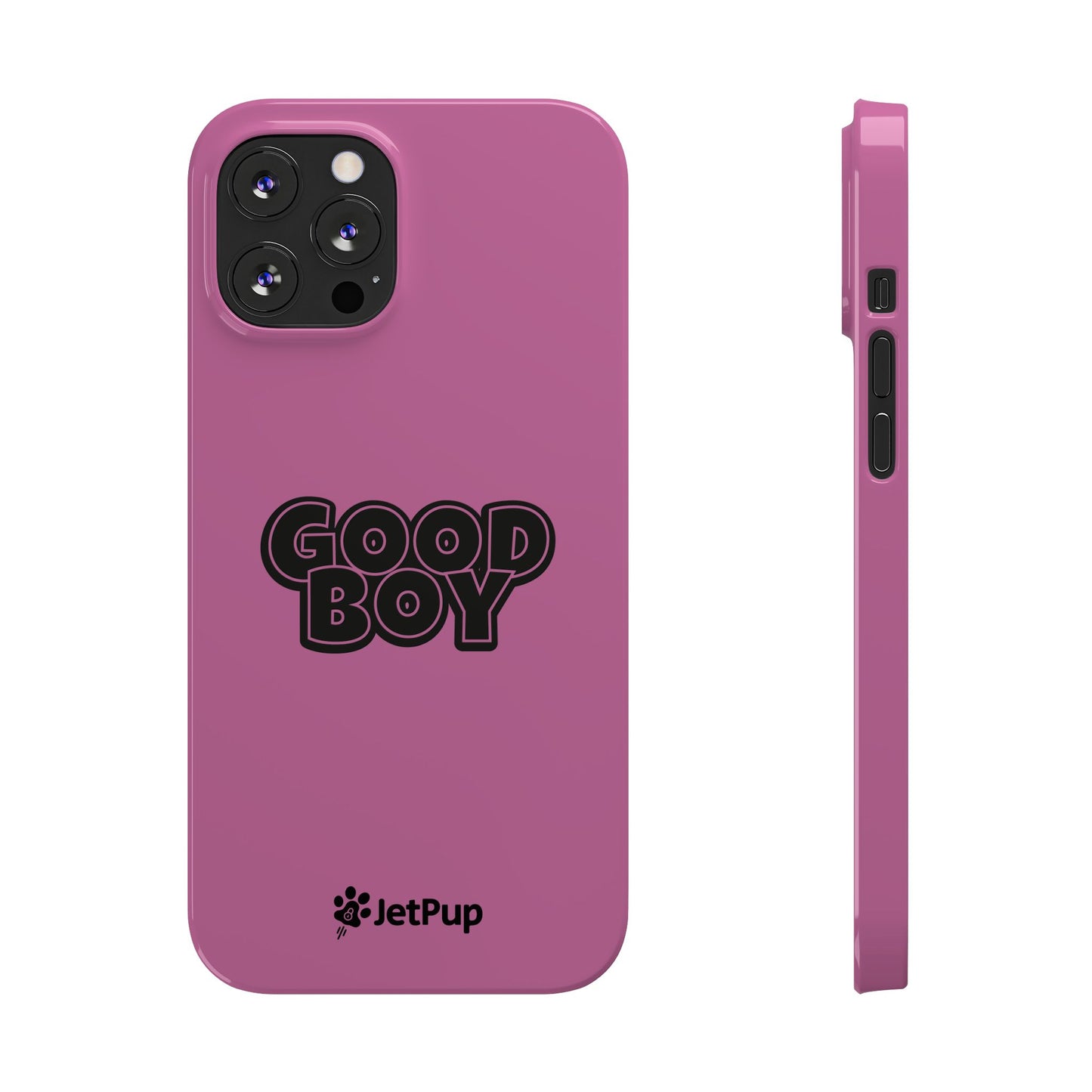 Good Boy Slim iPhone Cases - Pink