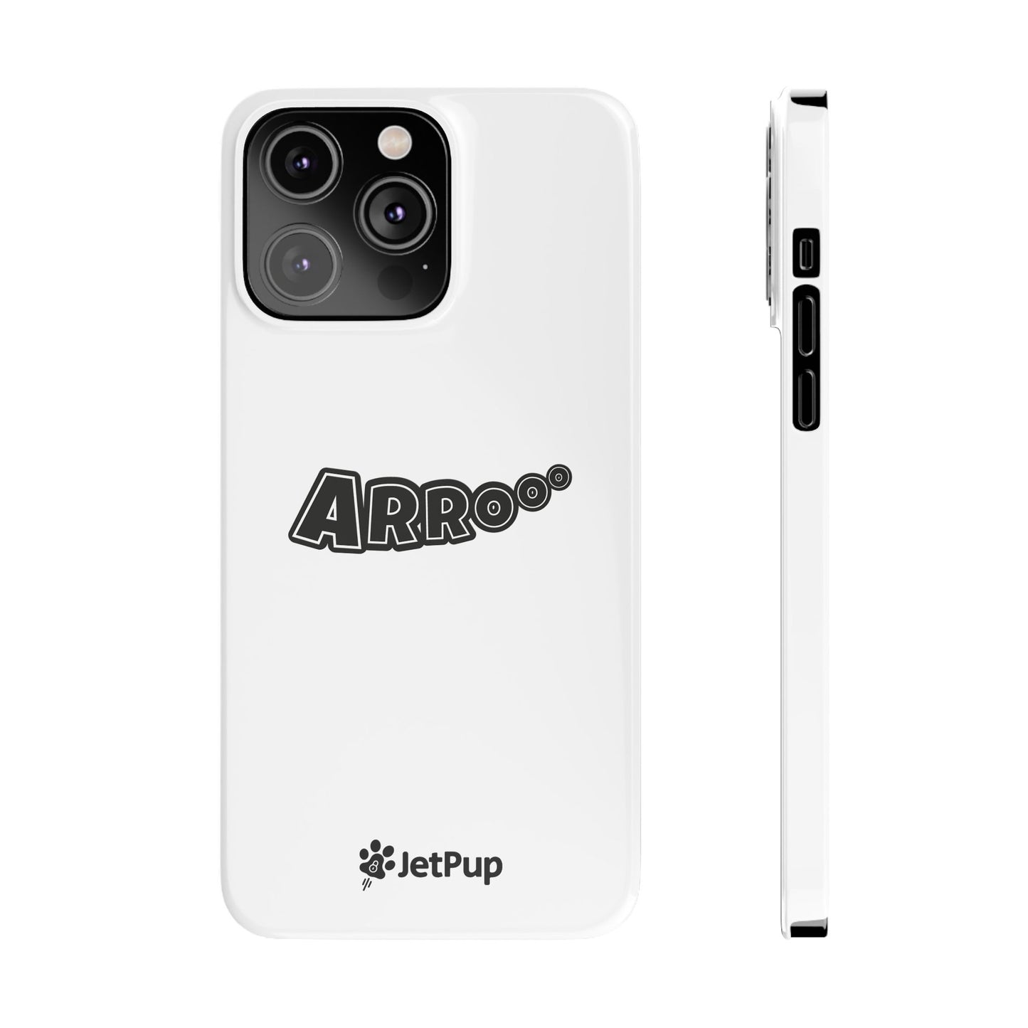 Arrooo Slim iPhone Cases - White