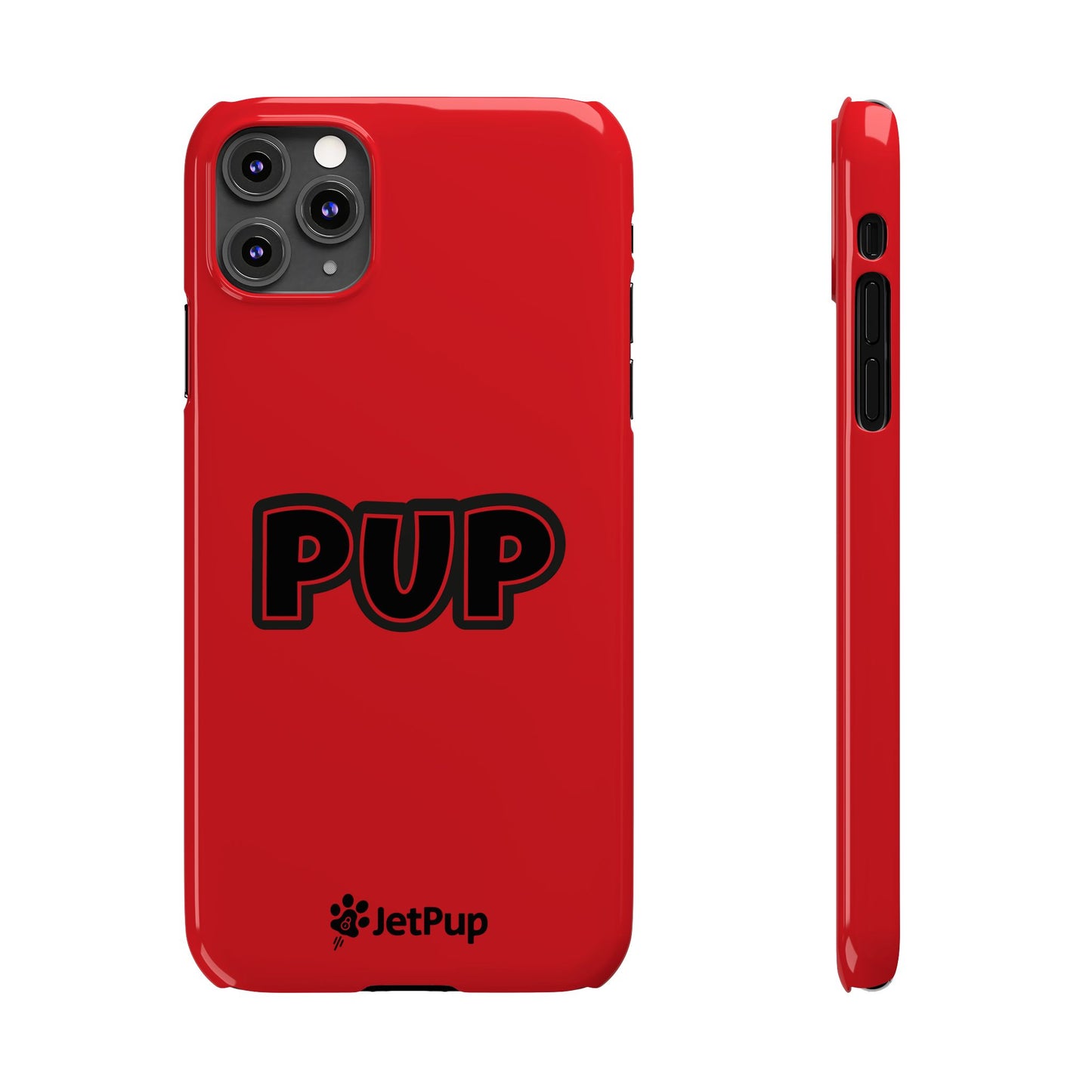 Pup Slim iPhone Cases - Red