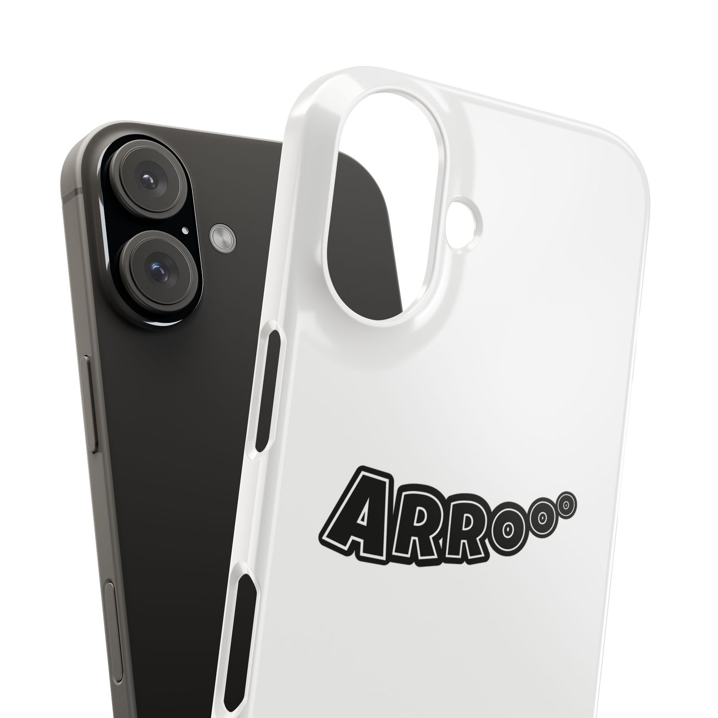 Arrooo Slim iPhone Cases - White