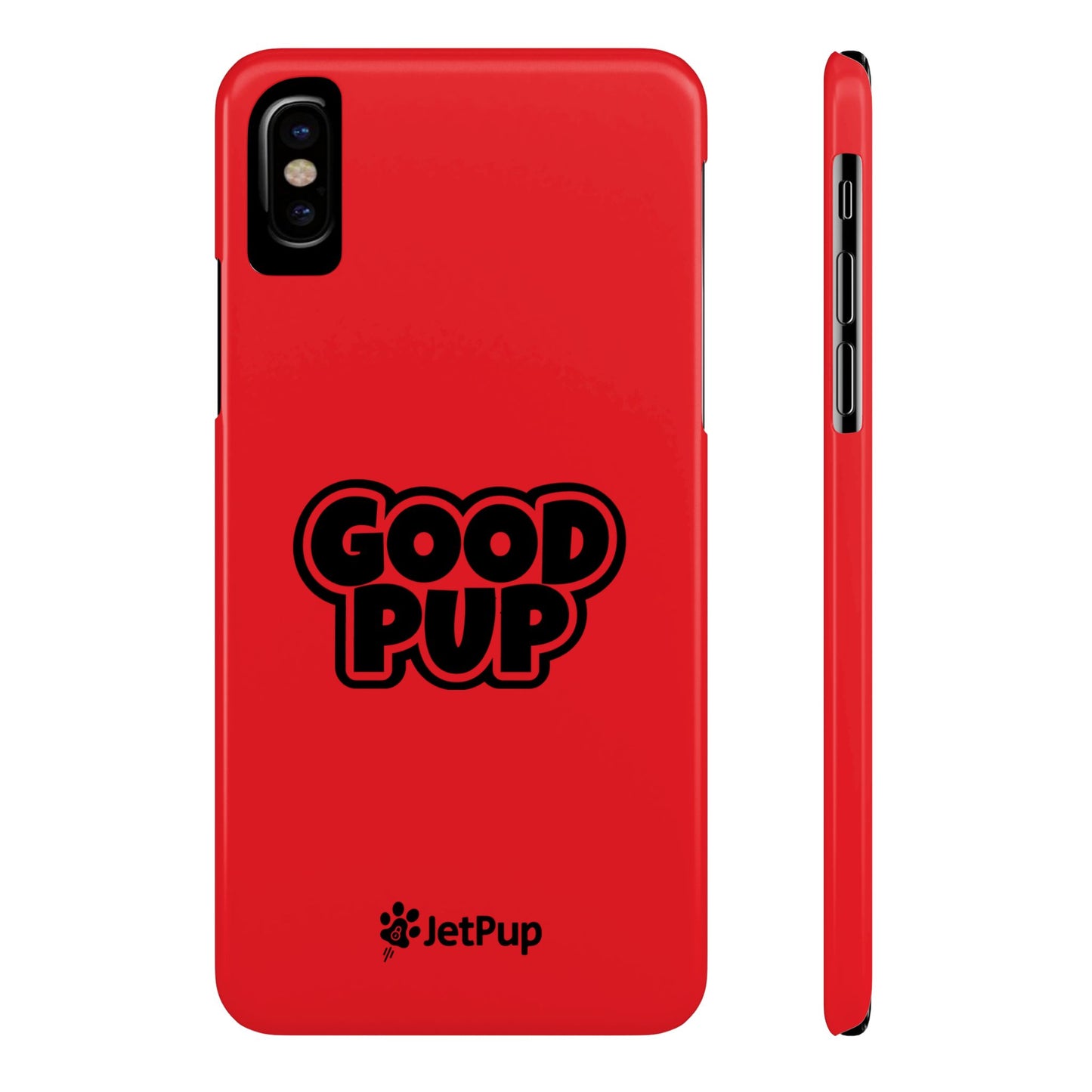 Good Pup Slim iPhone Cases - Red