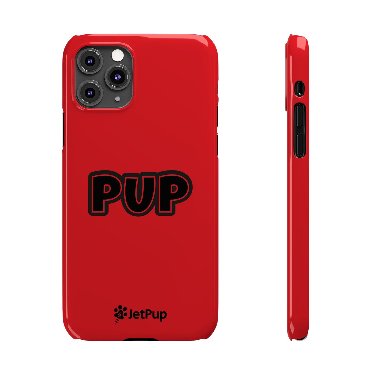 Pup Slim iPhone Cases - Red