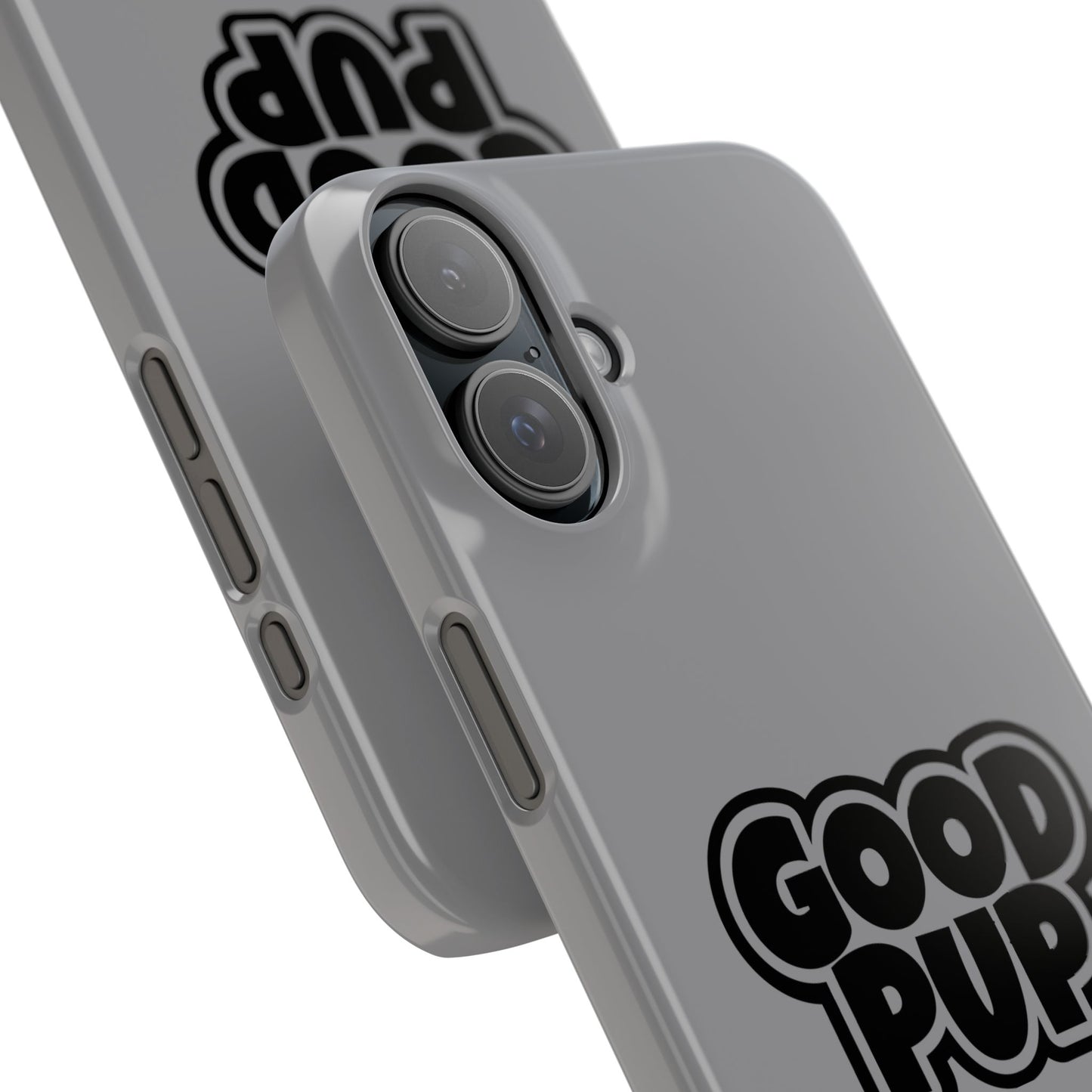 Good Pup Slim iPhone Cases - Grey