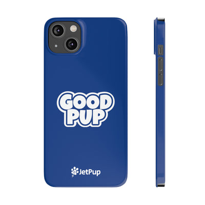 Good Pup Slim iPhone Cases - Blue