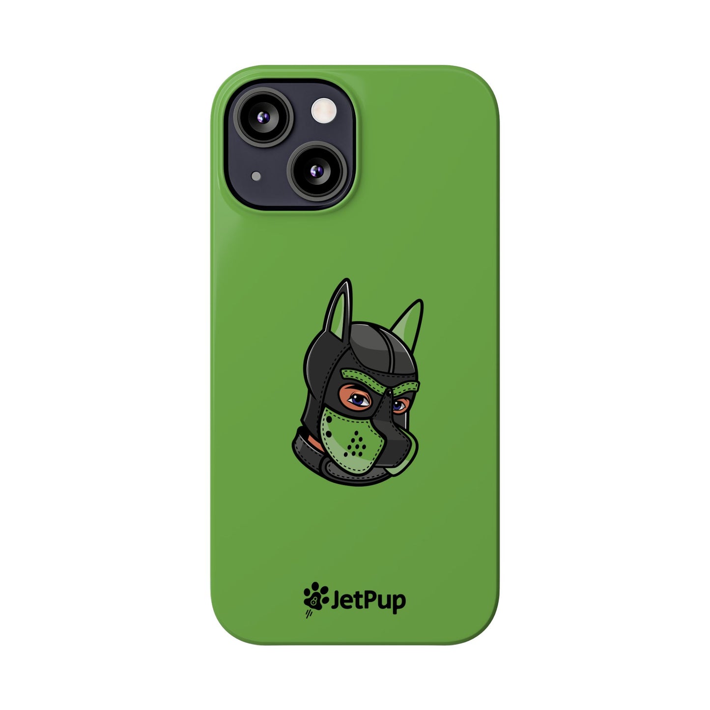 Pup Hood Slim iPhone Cases - Green
