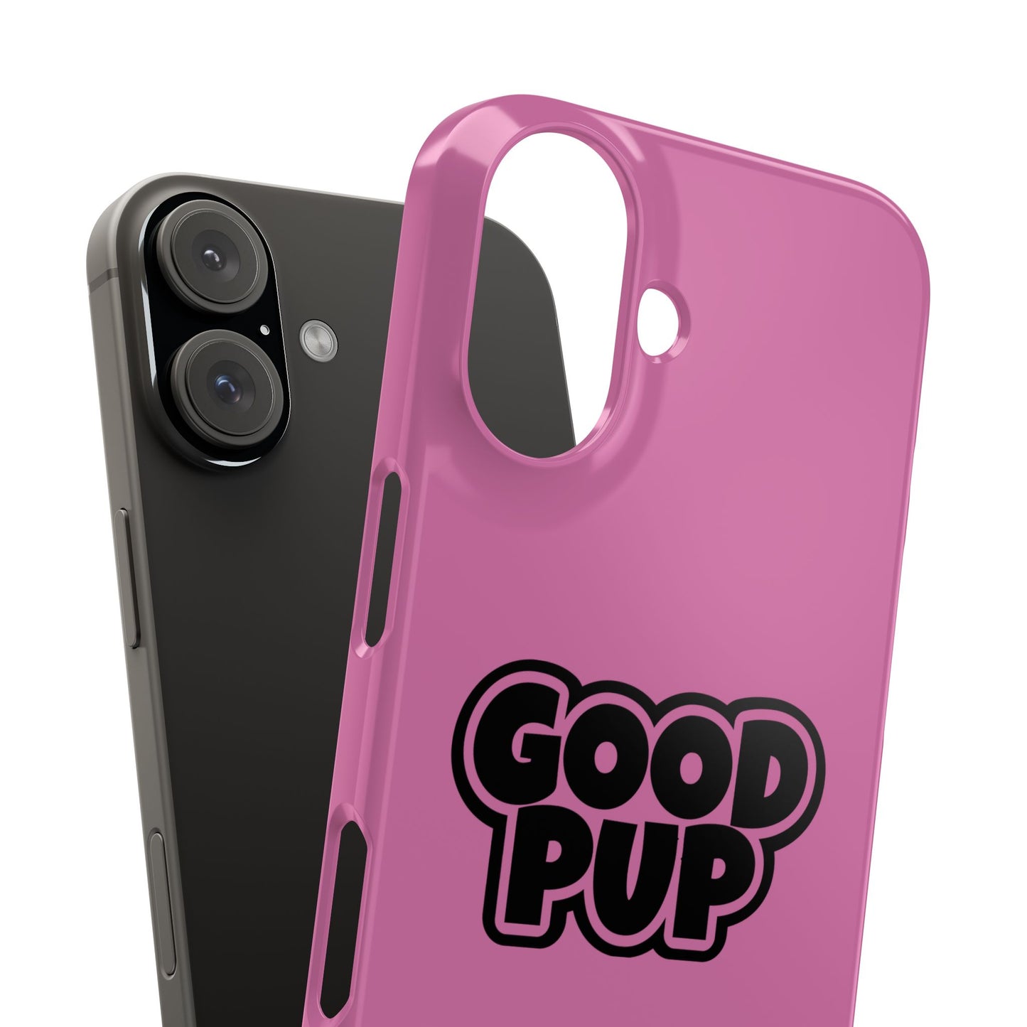 Good Pup Slim iPhone Cases - Pink