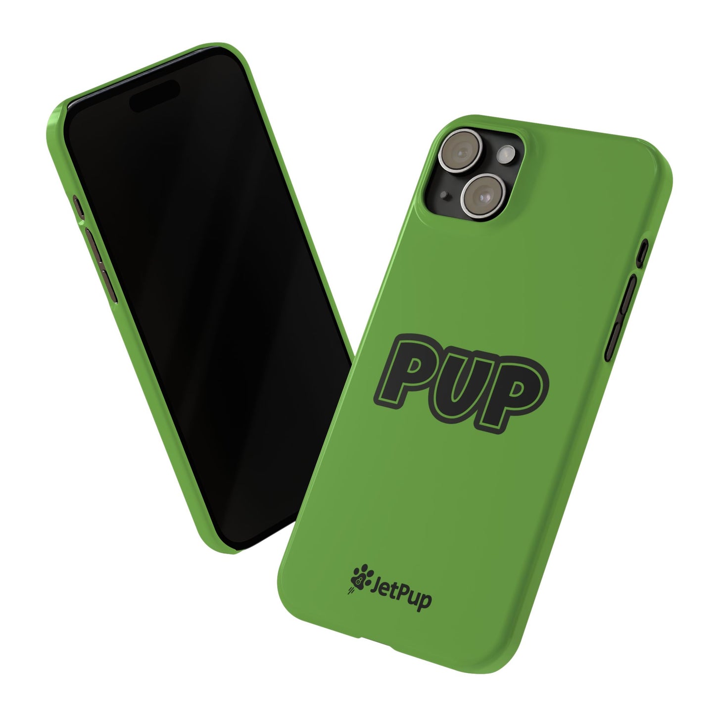 Pup Slim iPhone Cases - Green