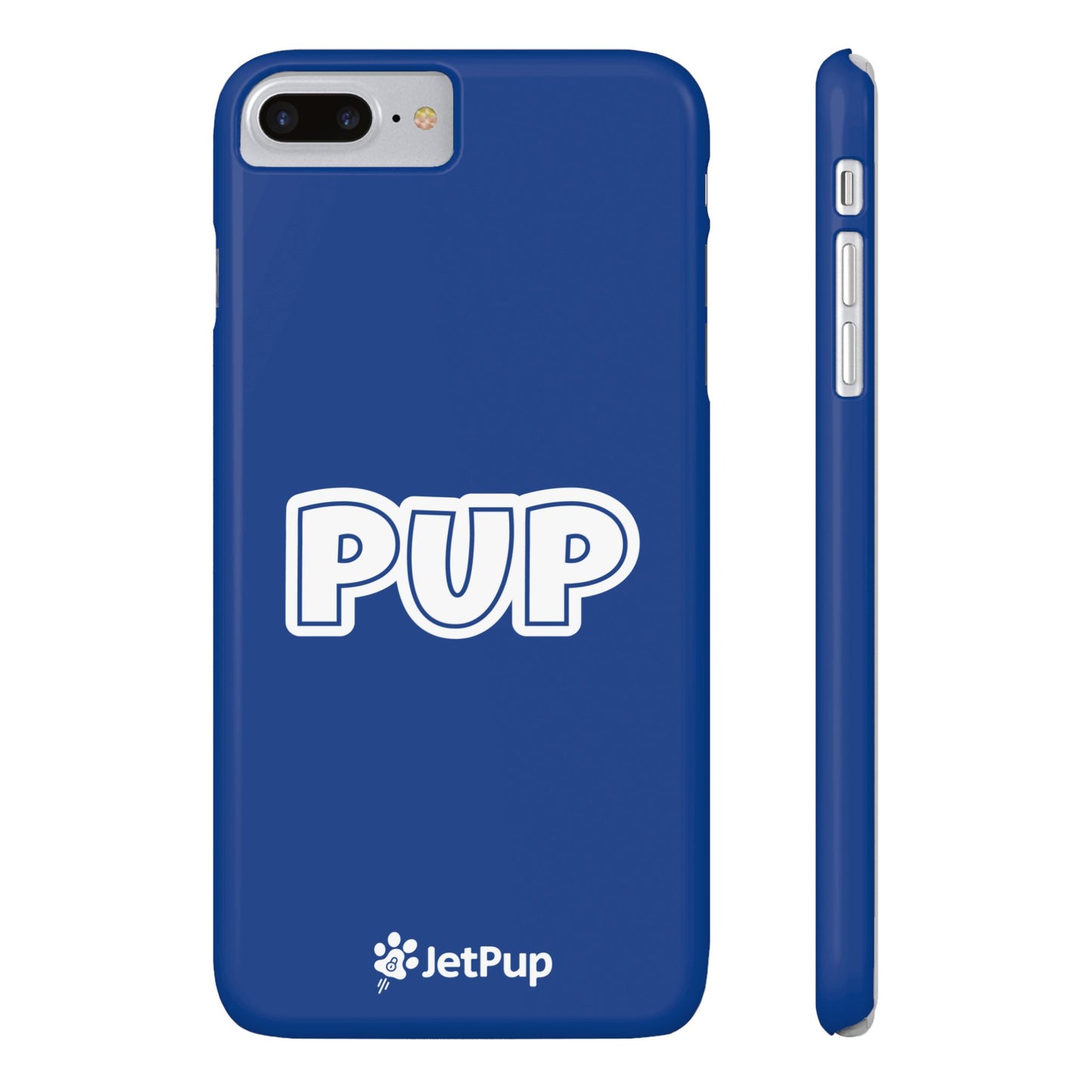 Pup Slim iPhone Cases - Blue