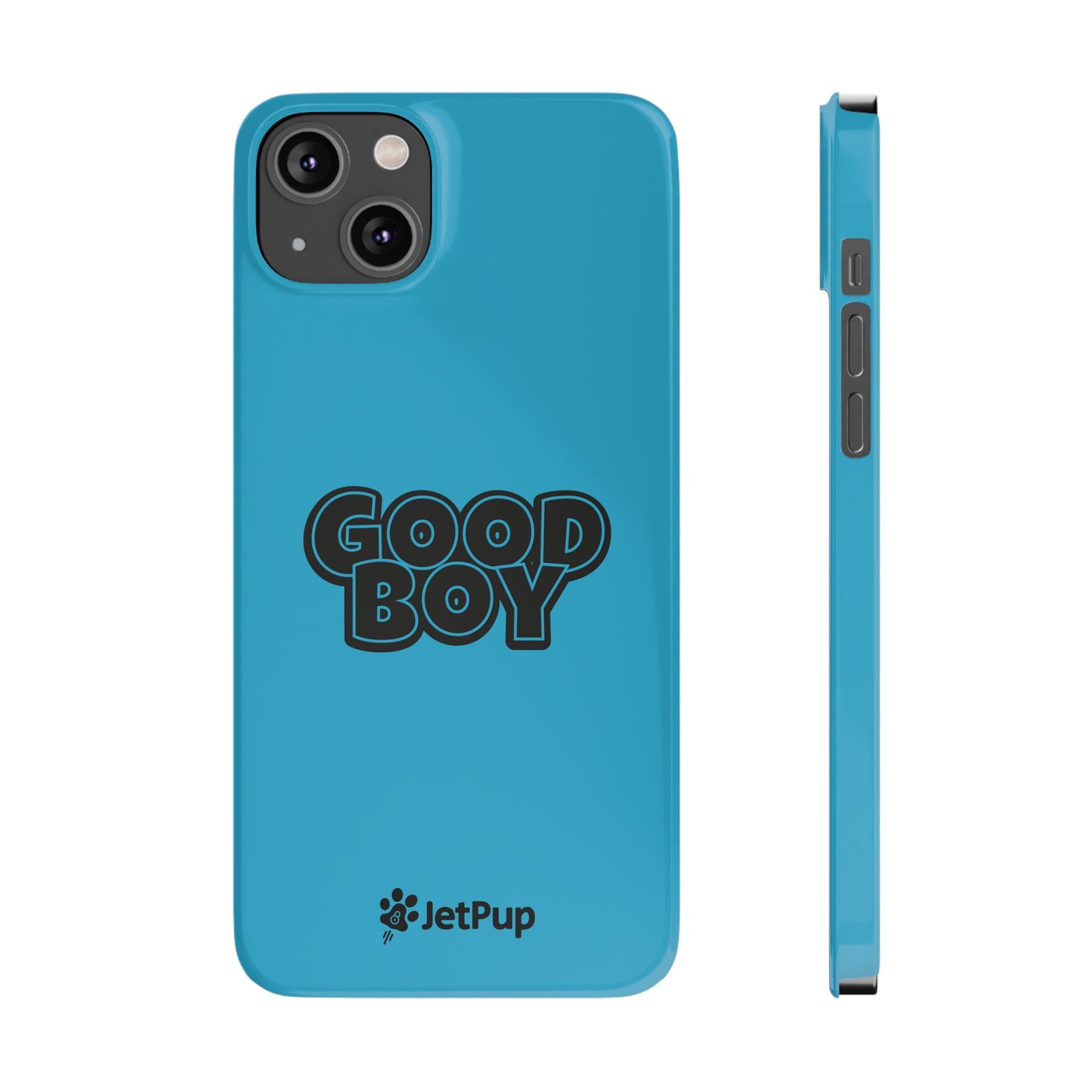 Good Boy Slim iPhone Cases - Turquoise