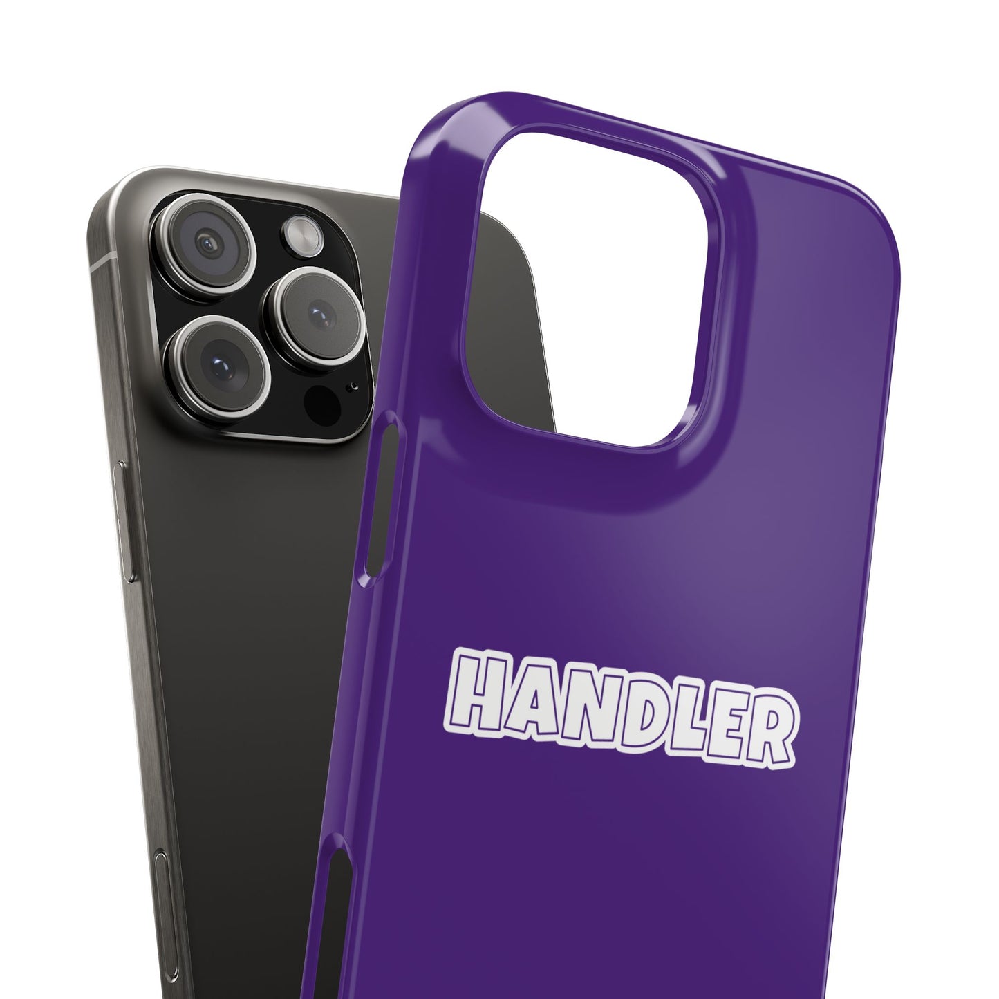 Handler Slim iPhone Cases - Purple